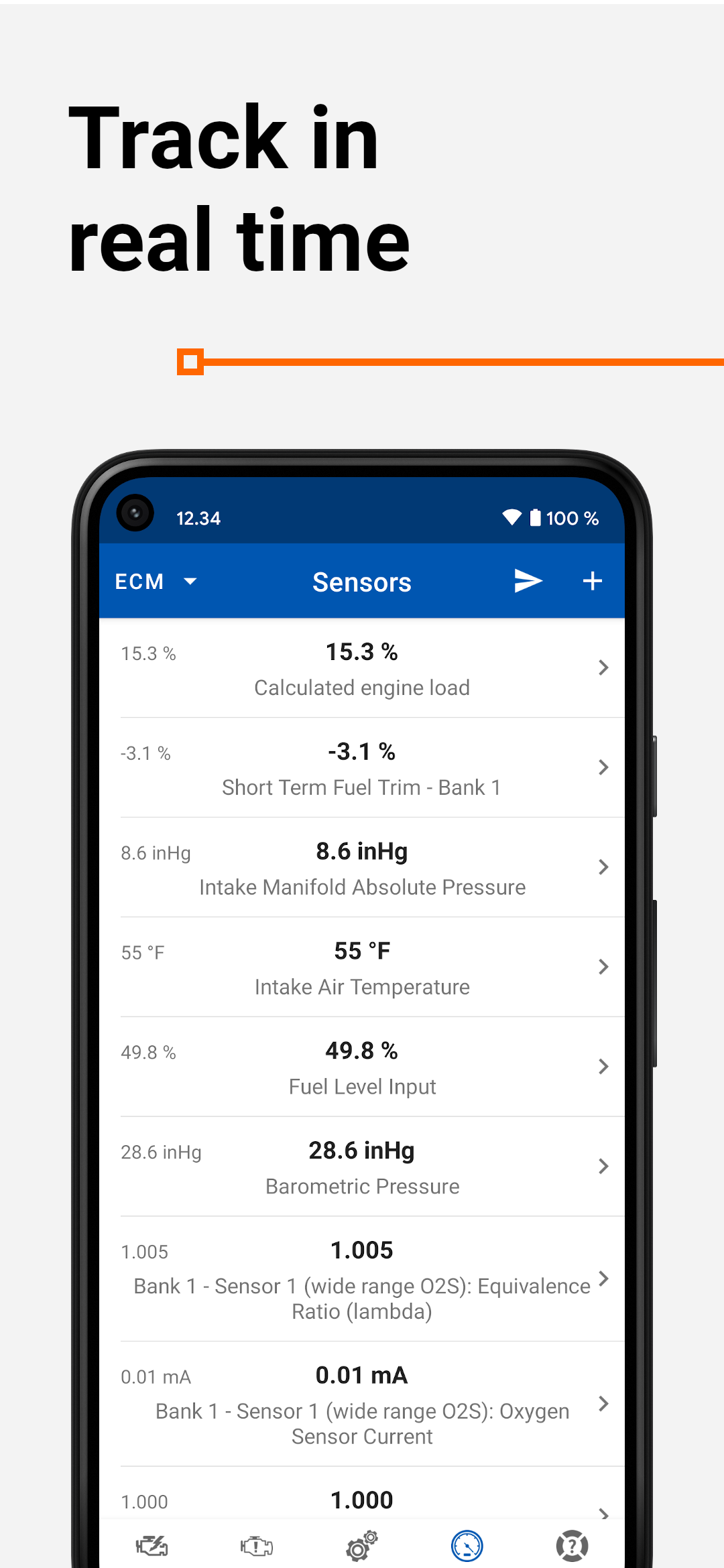 اسکرین شات 4 برنامه OBD Auto Doctor: OBD2 Scanner