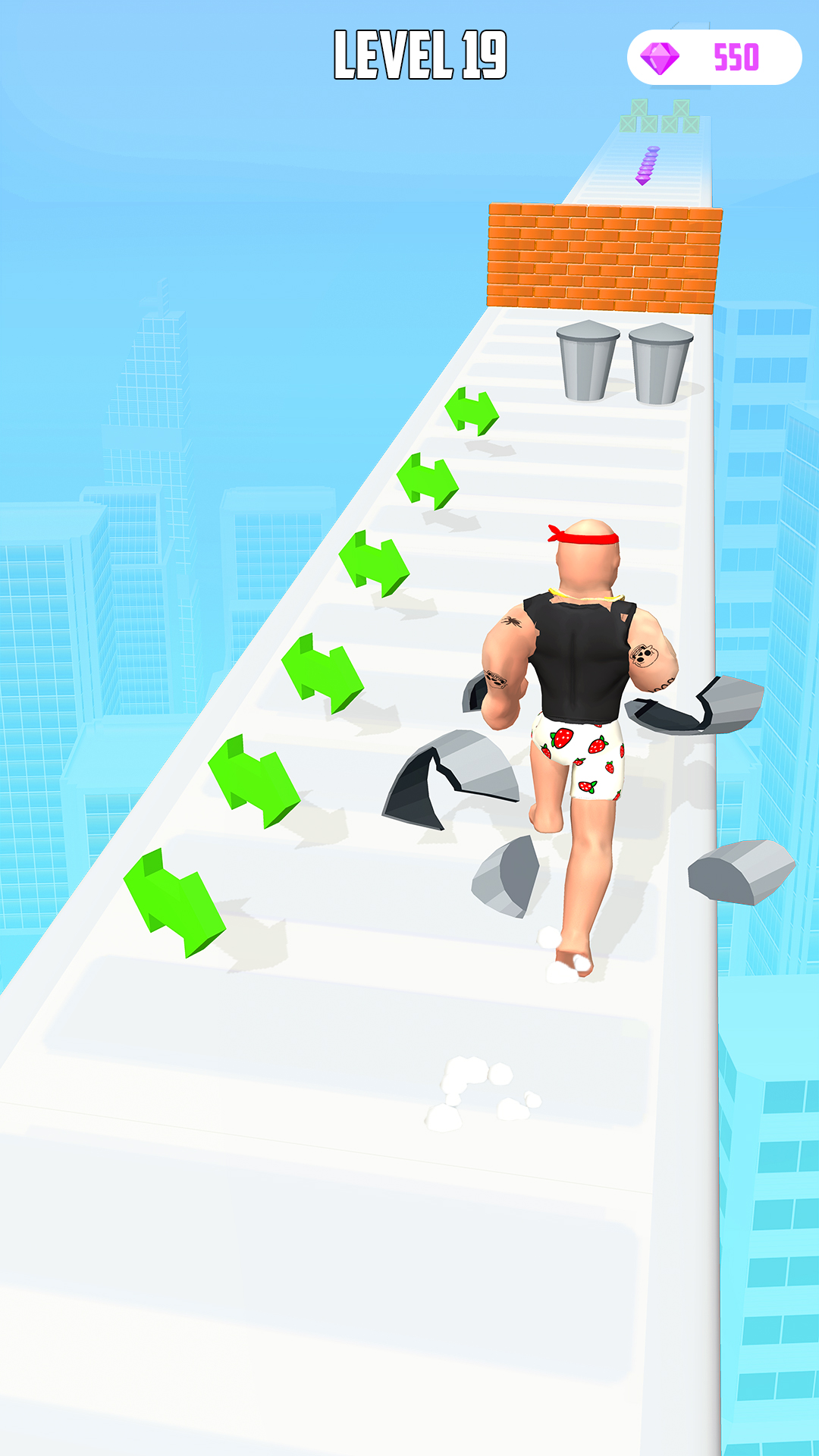 اسکرین شات 2 بازی Big Man Race 3D