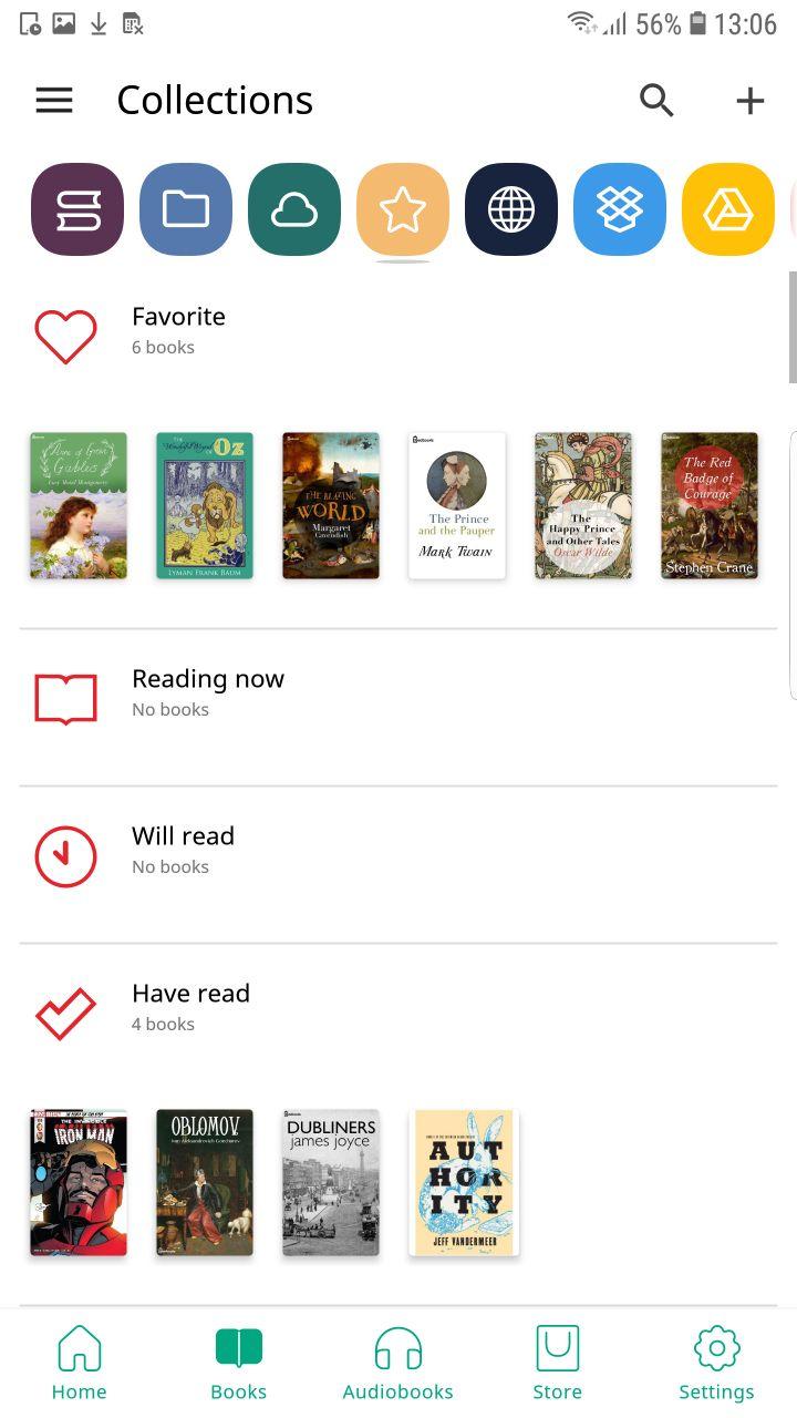 اسکرین شات 4 برنامه PocketBook reader - any books