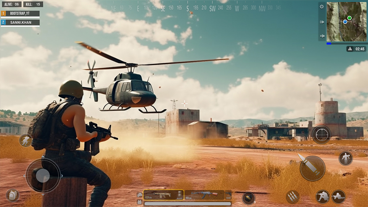 اسکرین شات 3 بازی BattleStrike Commando Gun Game