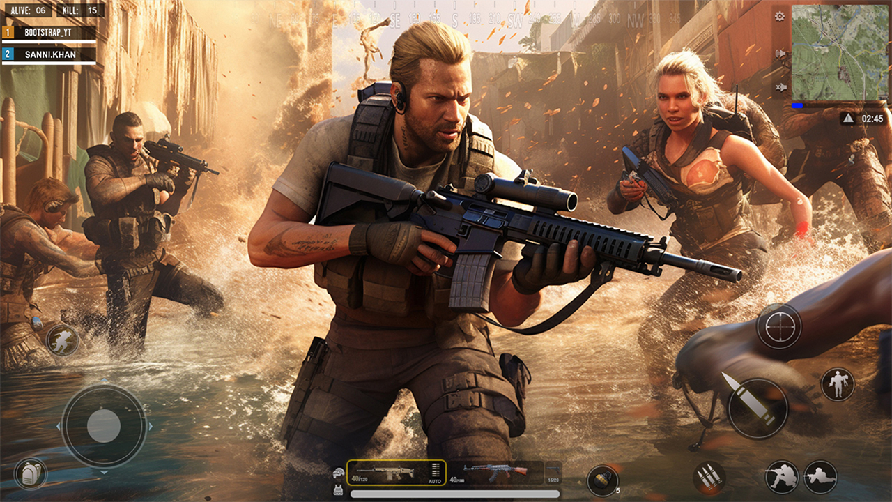 اسکرین شات 4 بازی BattleStrike Commando Gun Game