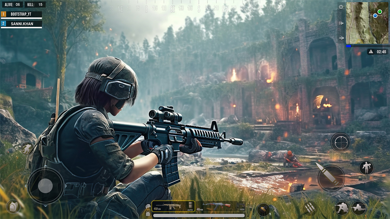 اسکرین شات 1 بازی BattleStrike Commando Gun Game
