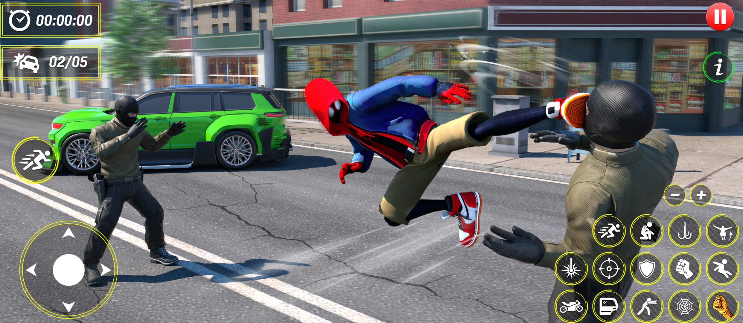 اسکرین شات 2 بازی Spider Hero Fighting Man Games