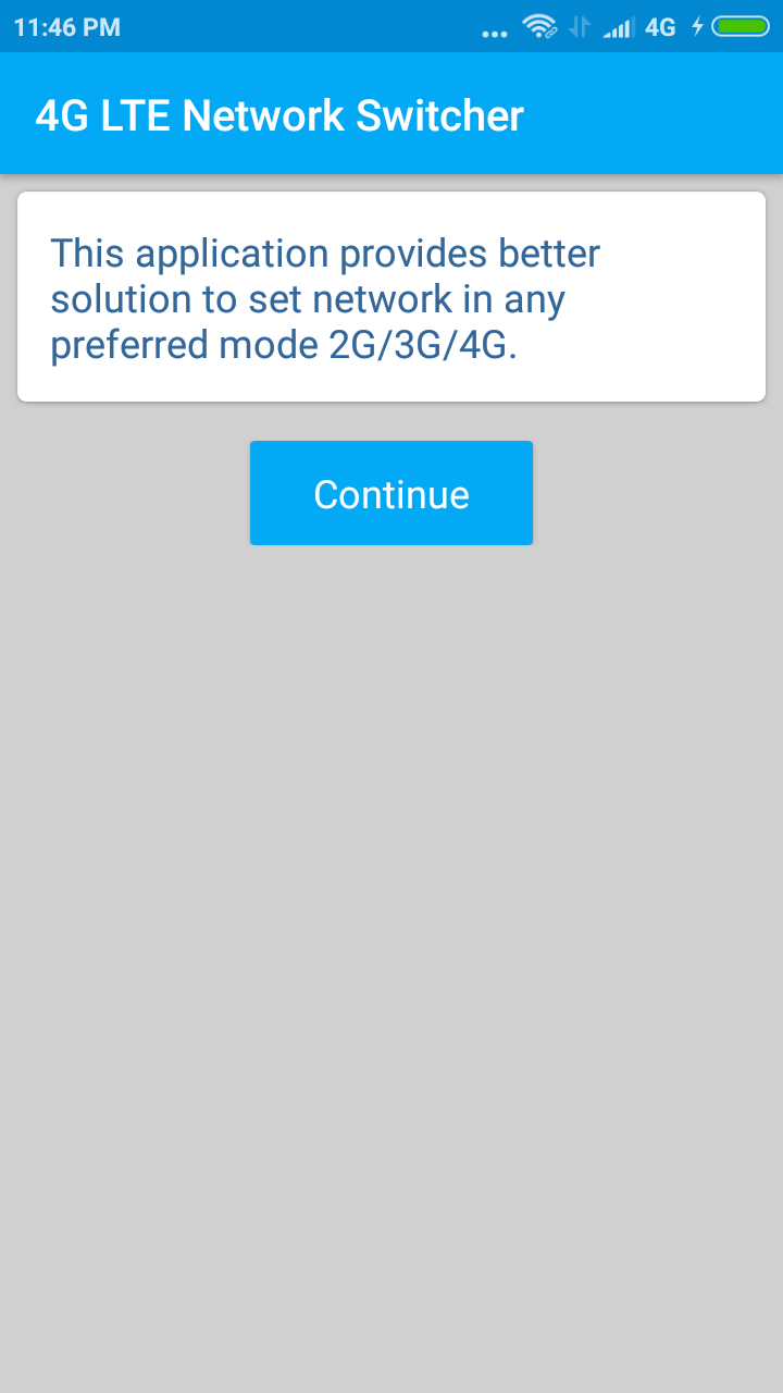 اسکرین شات 1 برنامه 4G LTE Switch
