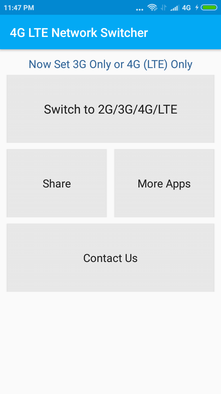 اسکرین شات 2 برنامه 4G LTE Switch