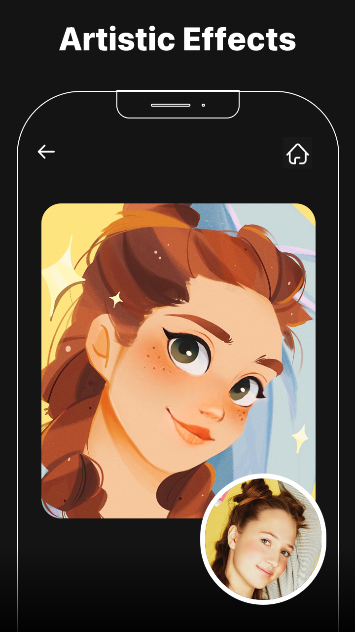 اسکرین شات 1 برنامه Cartoon Photo Editor: Facee