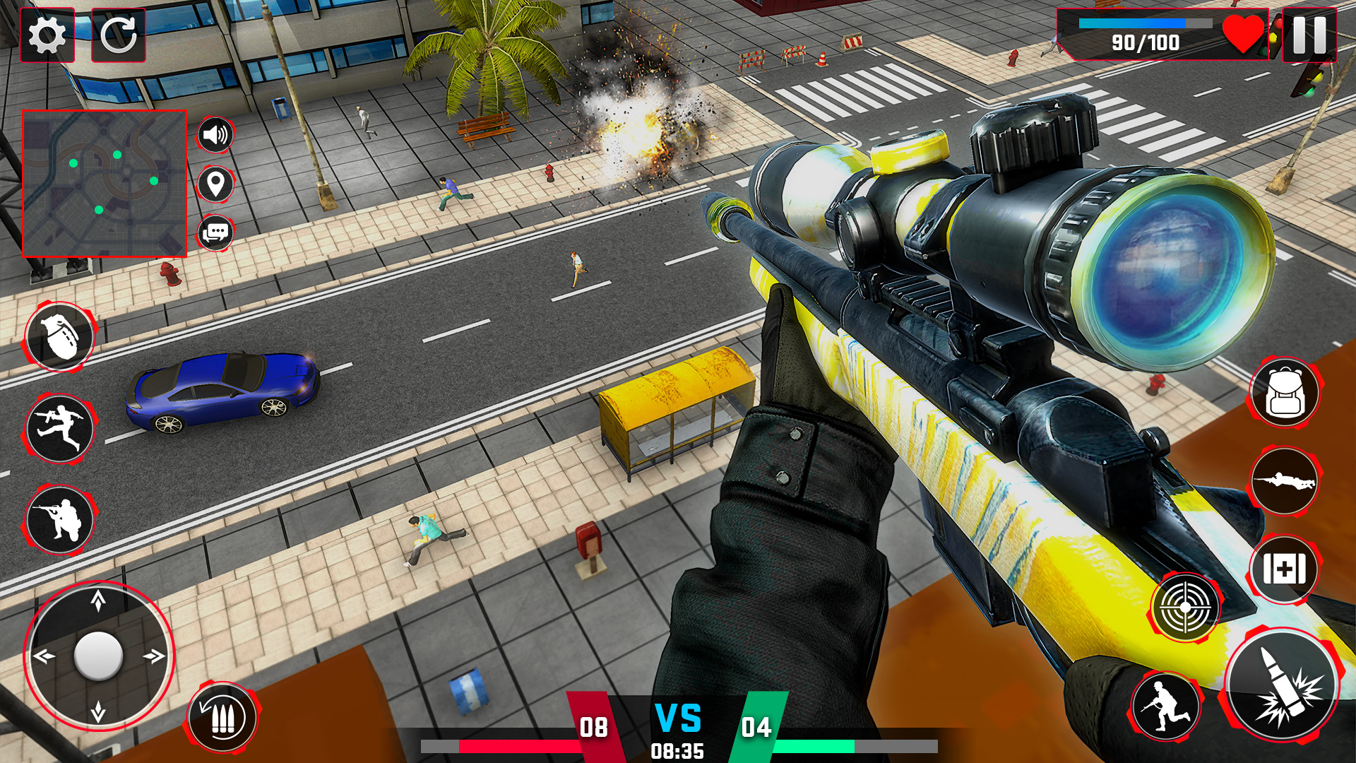 اسکرین شات 3 بازی FPS Sniper Shooter Battle Game