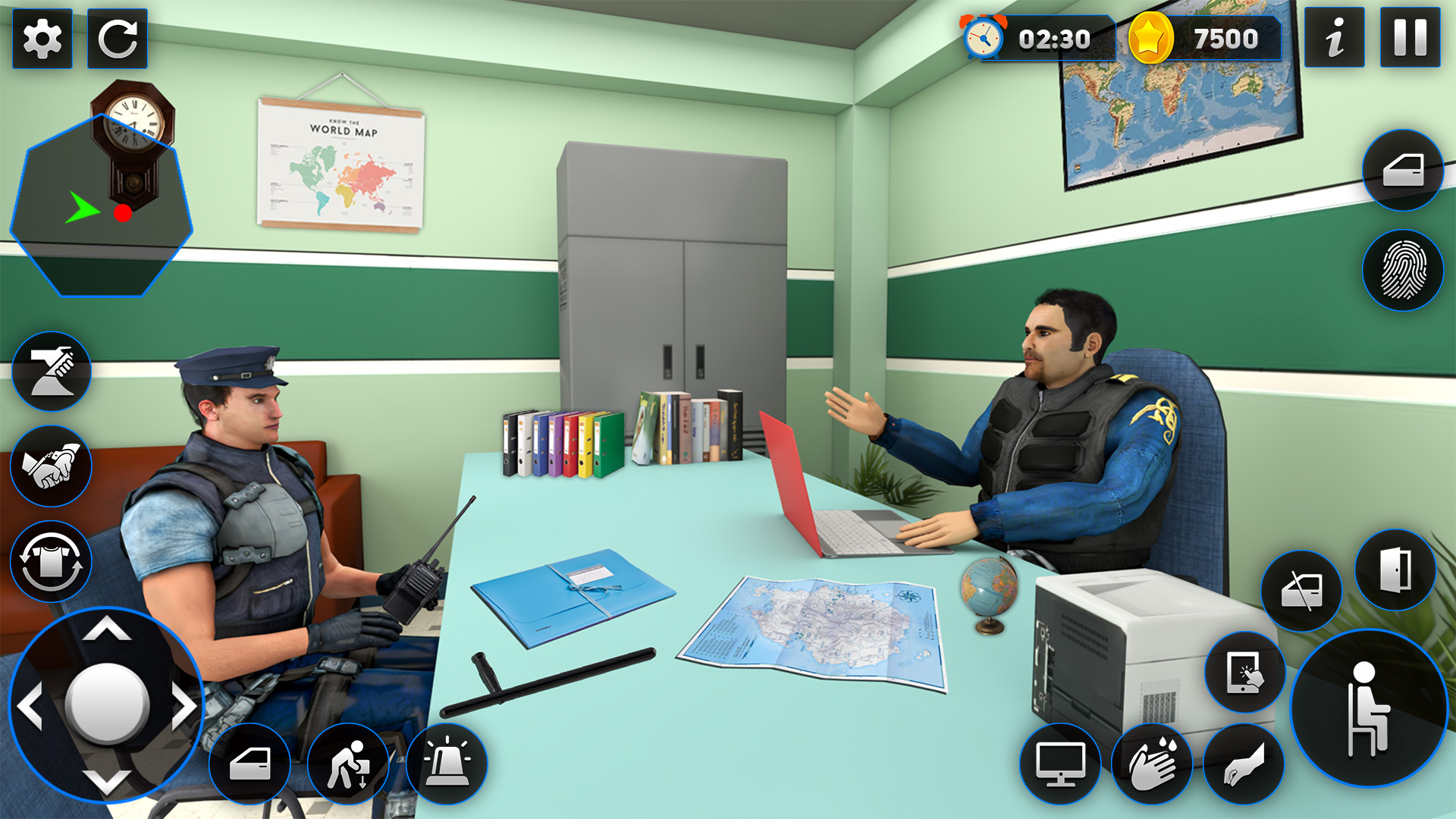 اسکرین شات 2 بازی Virtual Dad Police Family Sim