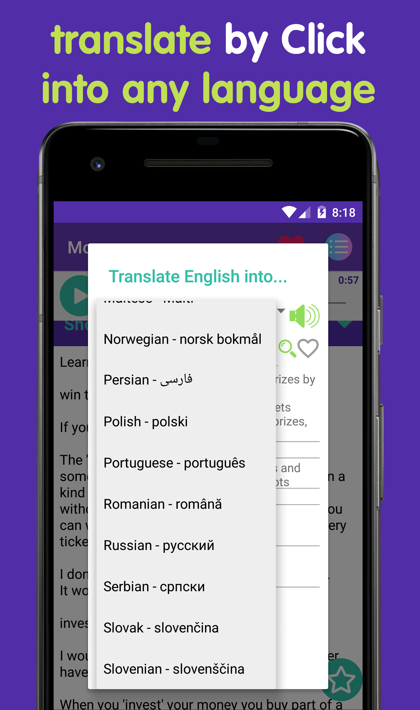 اسکرین شات 8 برنامه Listen English Conversation
