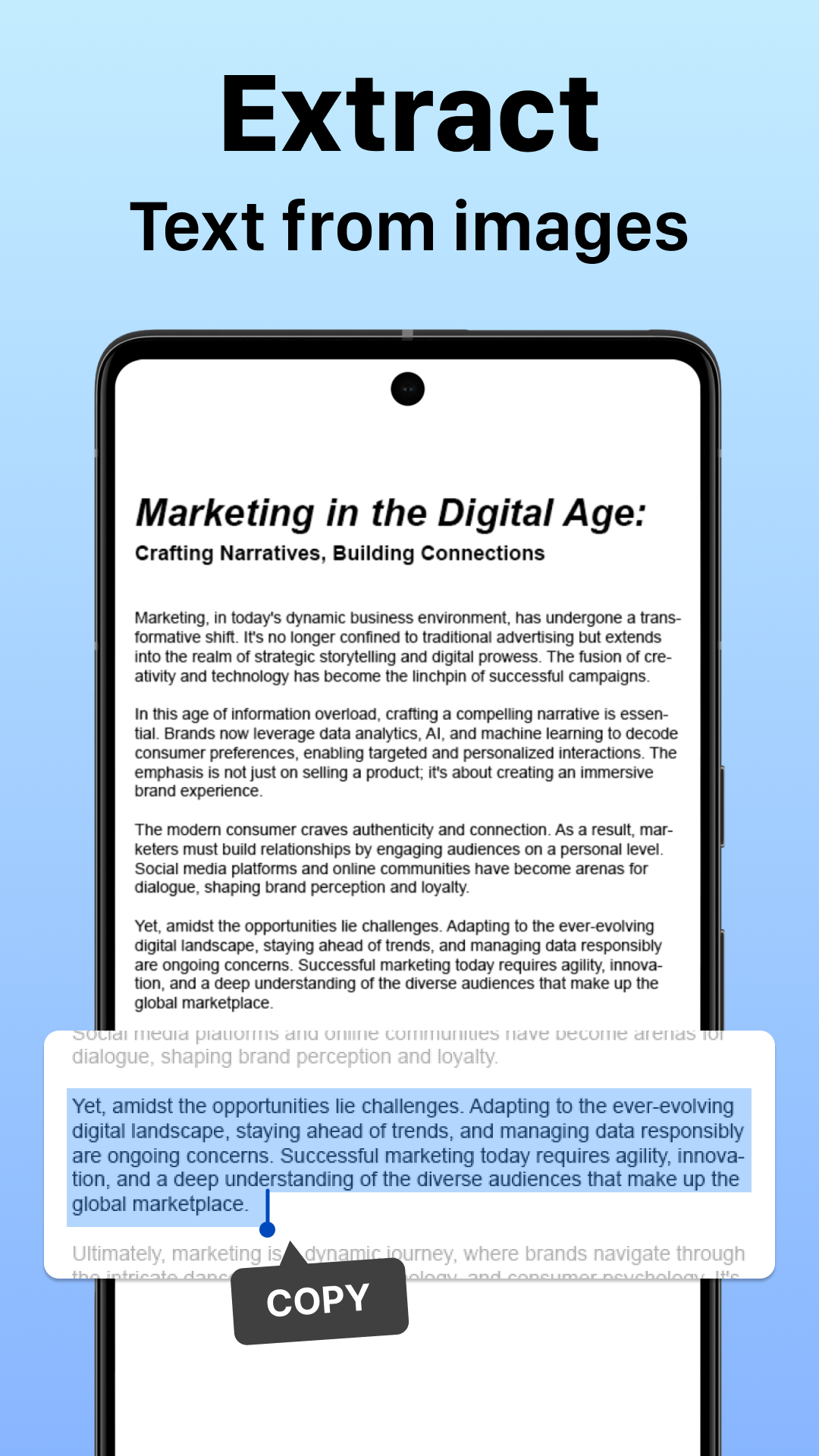 اسکرین شات 4 برنامه OCR Scanner: PDF Reader