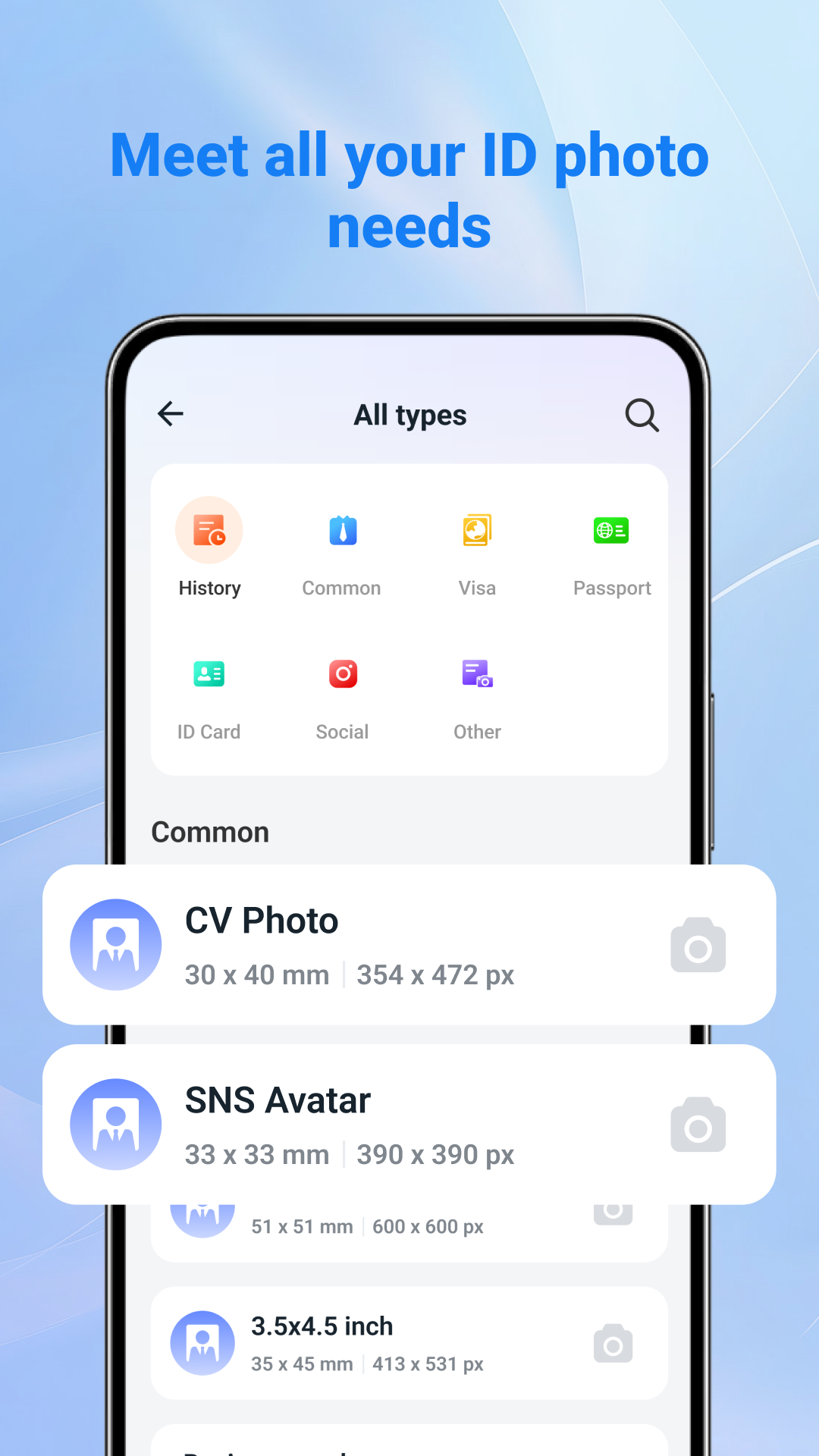 اسکرین شات 4 برنامه ID Photo - Easy ID Maker