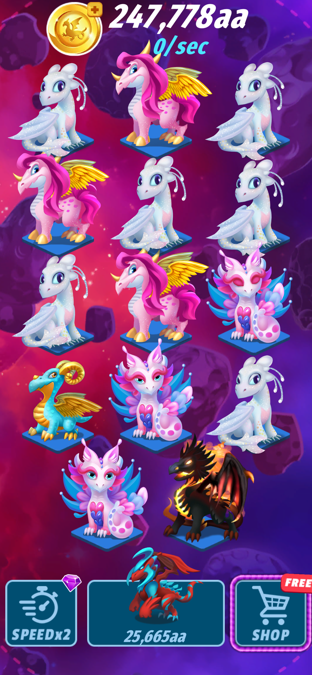 اسکرین شات 3 بازی Dragons Evolution-Merge Dinos