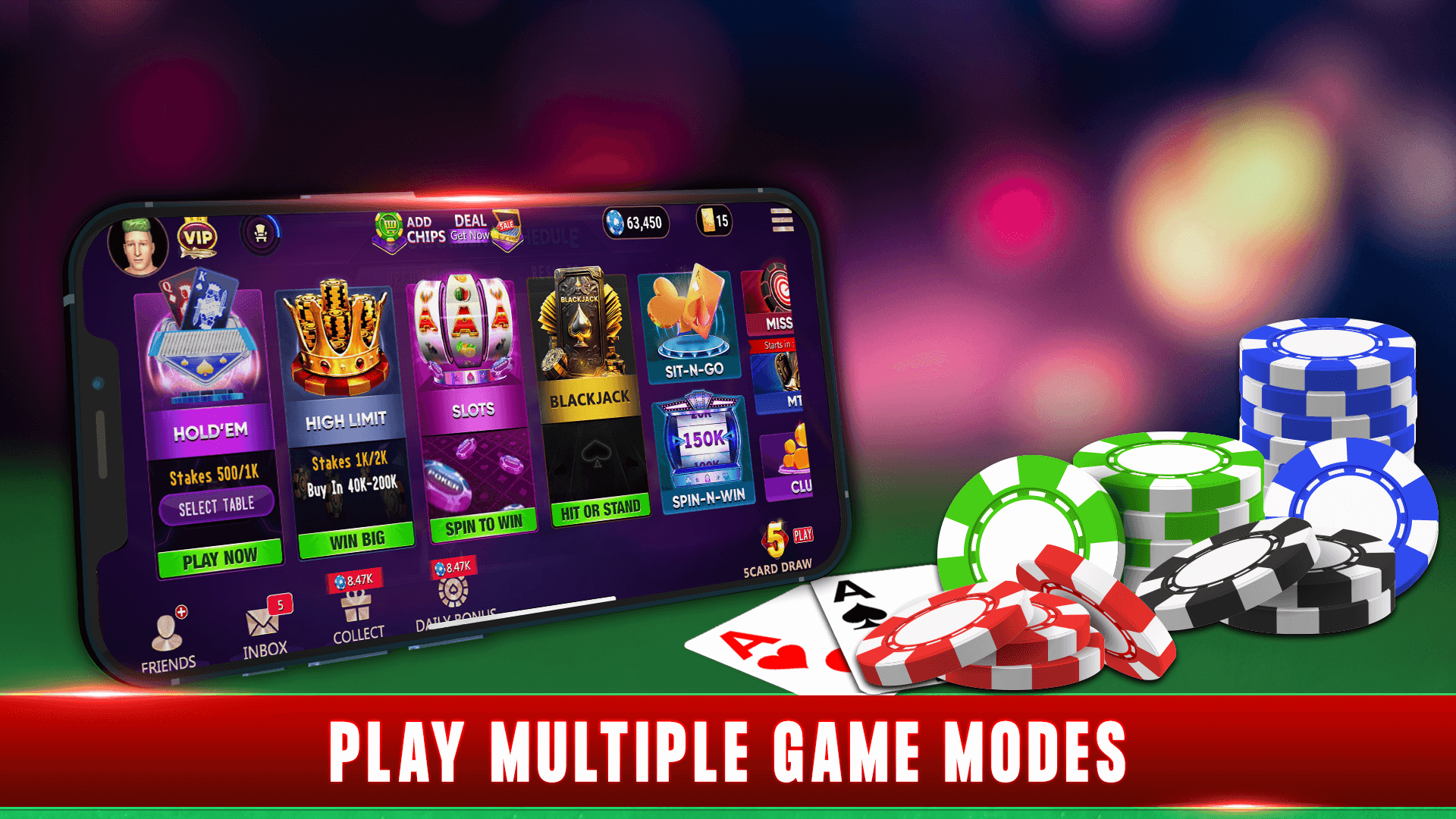اسکرین شات 4 بازی Octro Poker holdem poker games