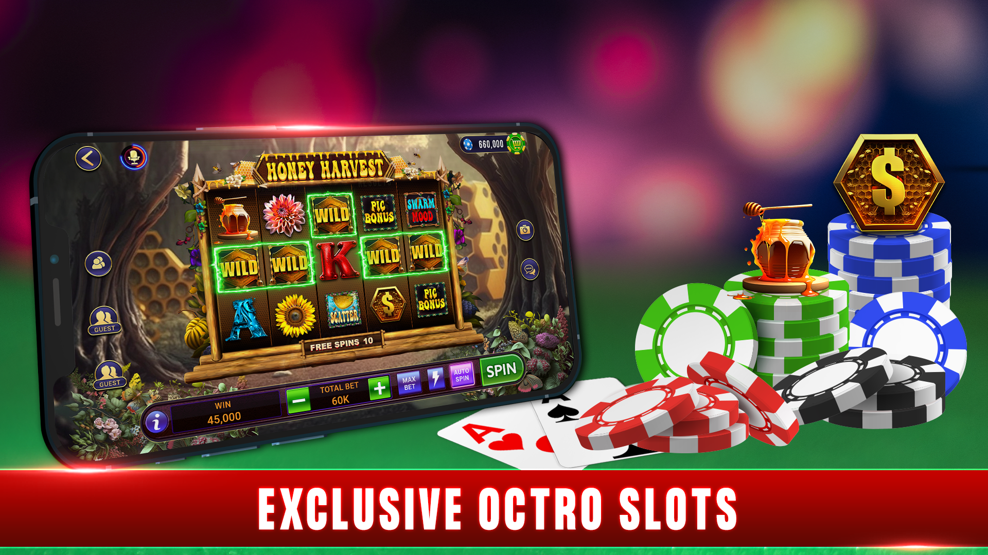 اسکرین شات 3 بازی Octro Poker holdem poker games