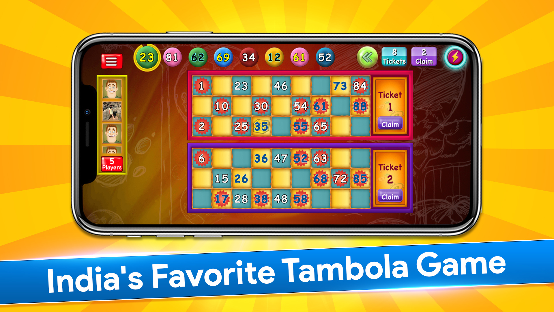 اسکرین شات 1 بازی Octro Tambola: Play Bingo game