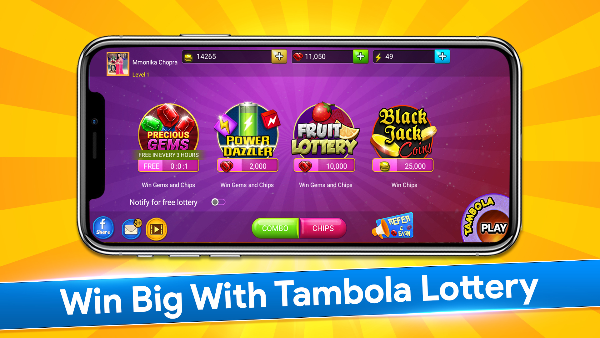 اسکرین شات 5 بازی Octro Tambola: Play Bingo game