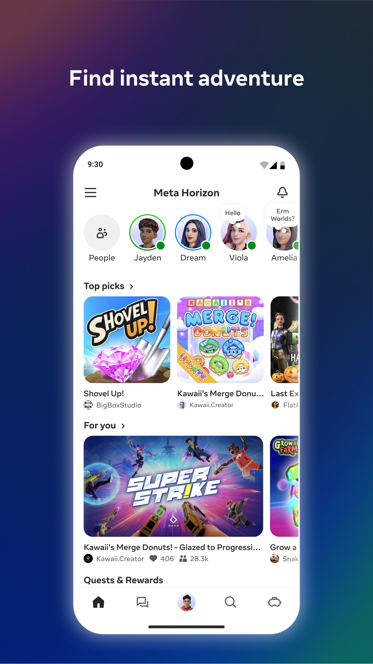 اسکرین شات 1 برنامه Meta Horizon