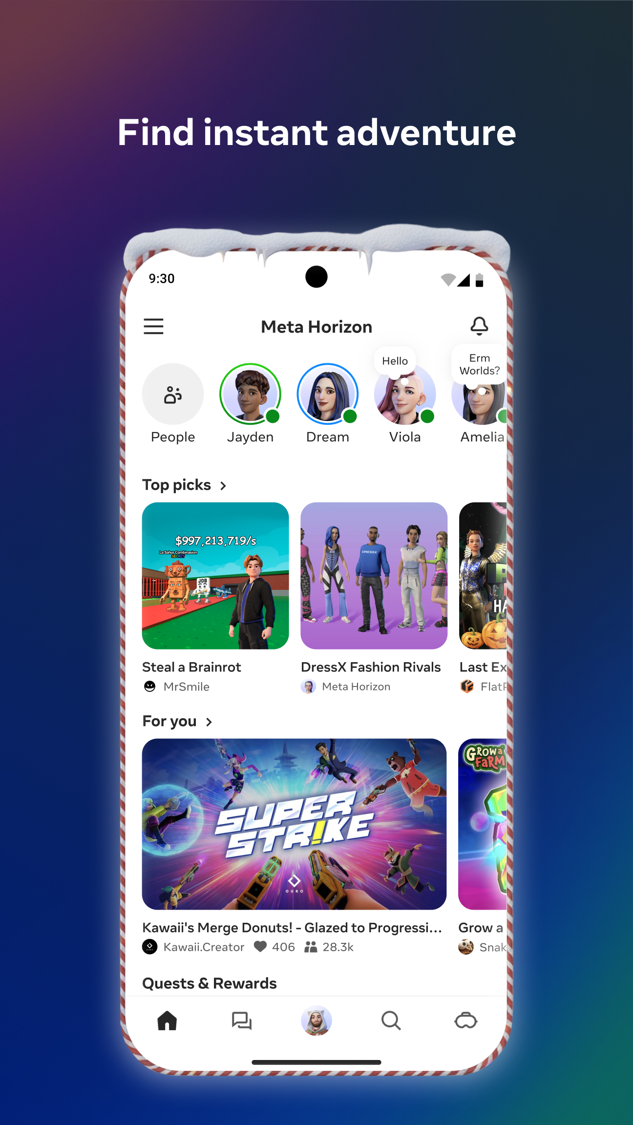 اسکرین شات 1 برنامه Meta Horizon