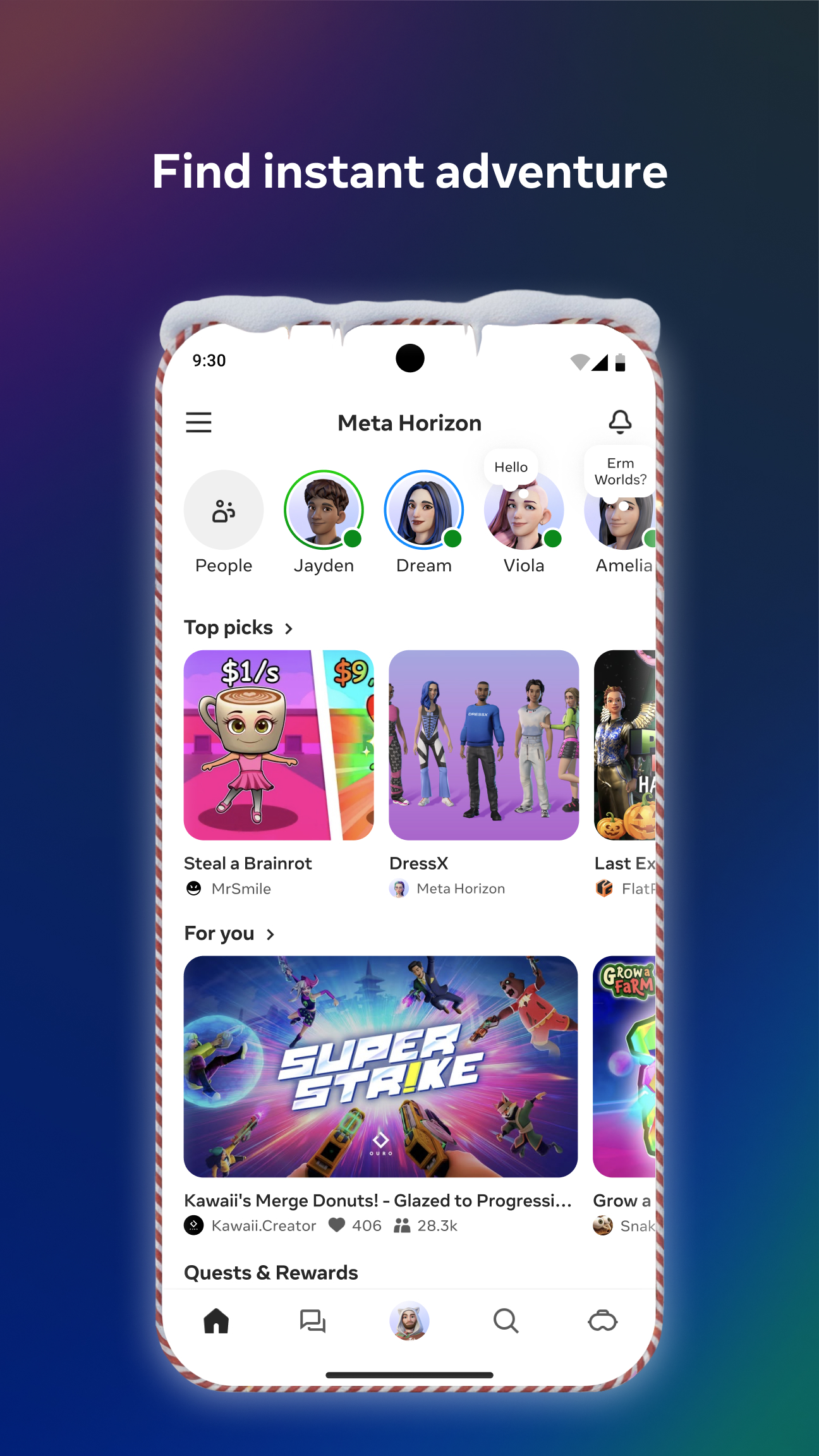 اسکرین شات 1 برنامه Meta Horizon