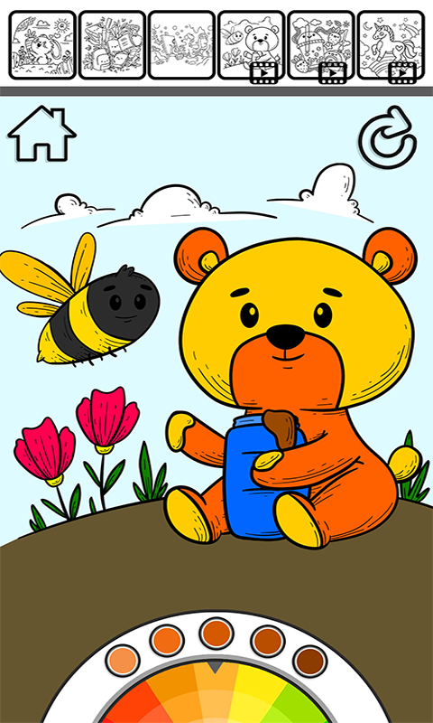 اسکرین شات 2 بازی Color By Memory: Flag Painting