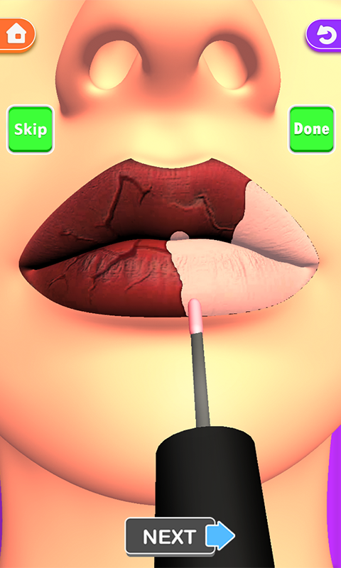 اسکرین شات 1 بازی Lips Done! Beauty Lip Art