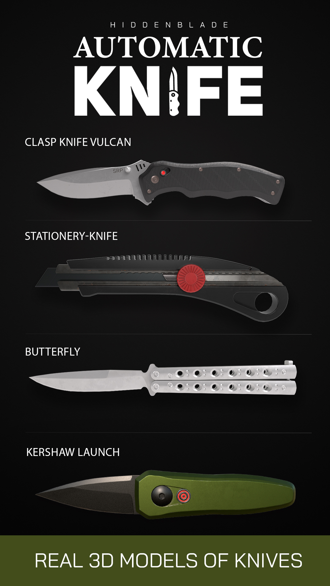 اسکرین شات 1 بازی Hidden blade automatic knife
