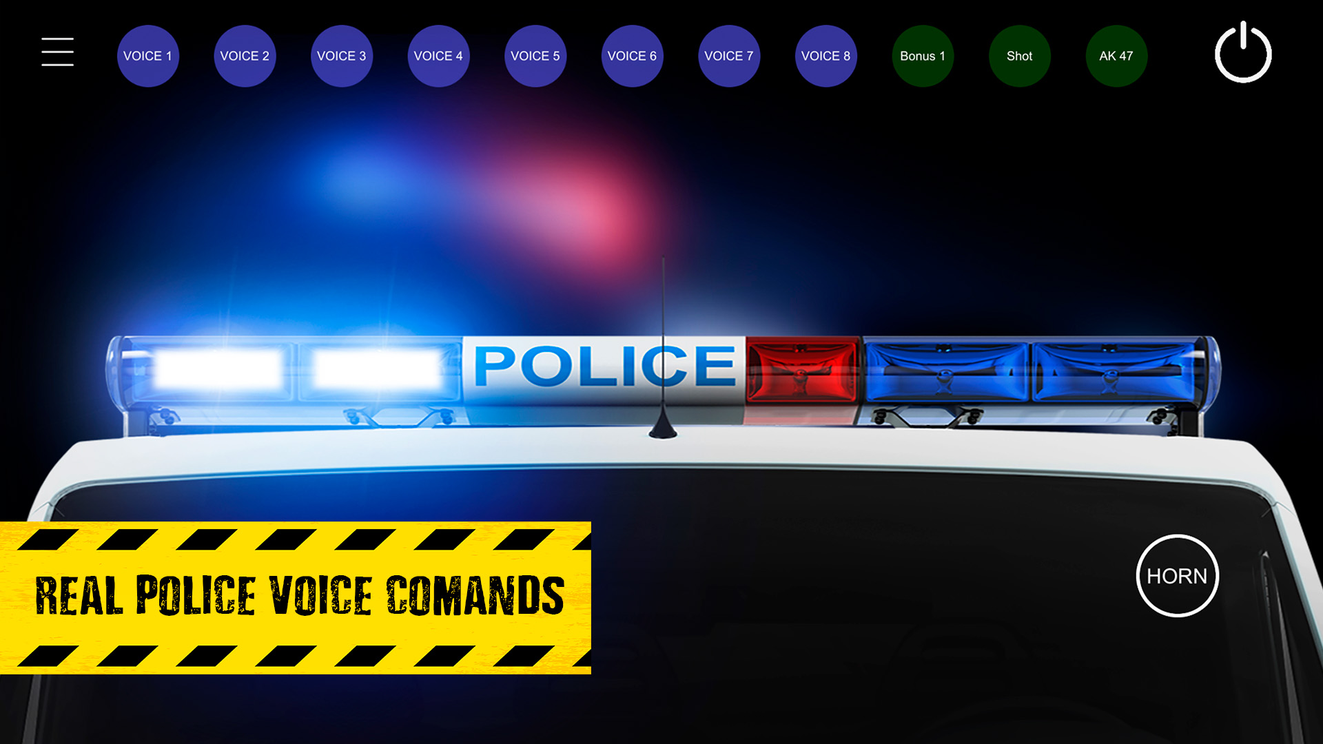 اسکرین شات 2 بازی Siren police flasher sound