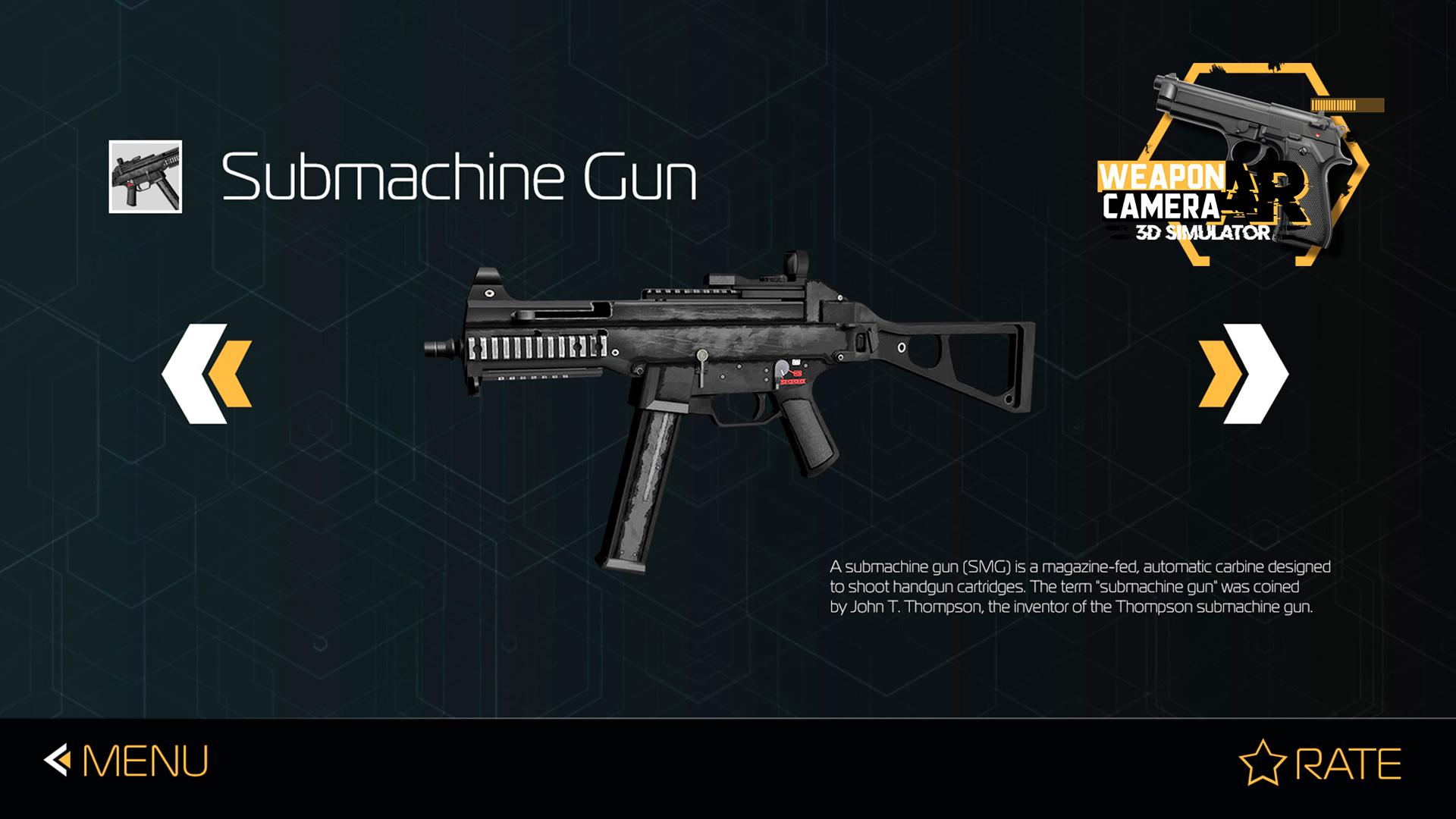 اسکرین شات 3 بازی Weapon AR camera 3d simulator