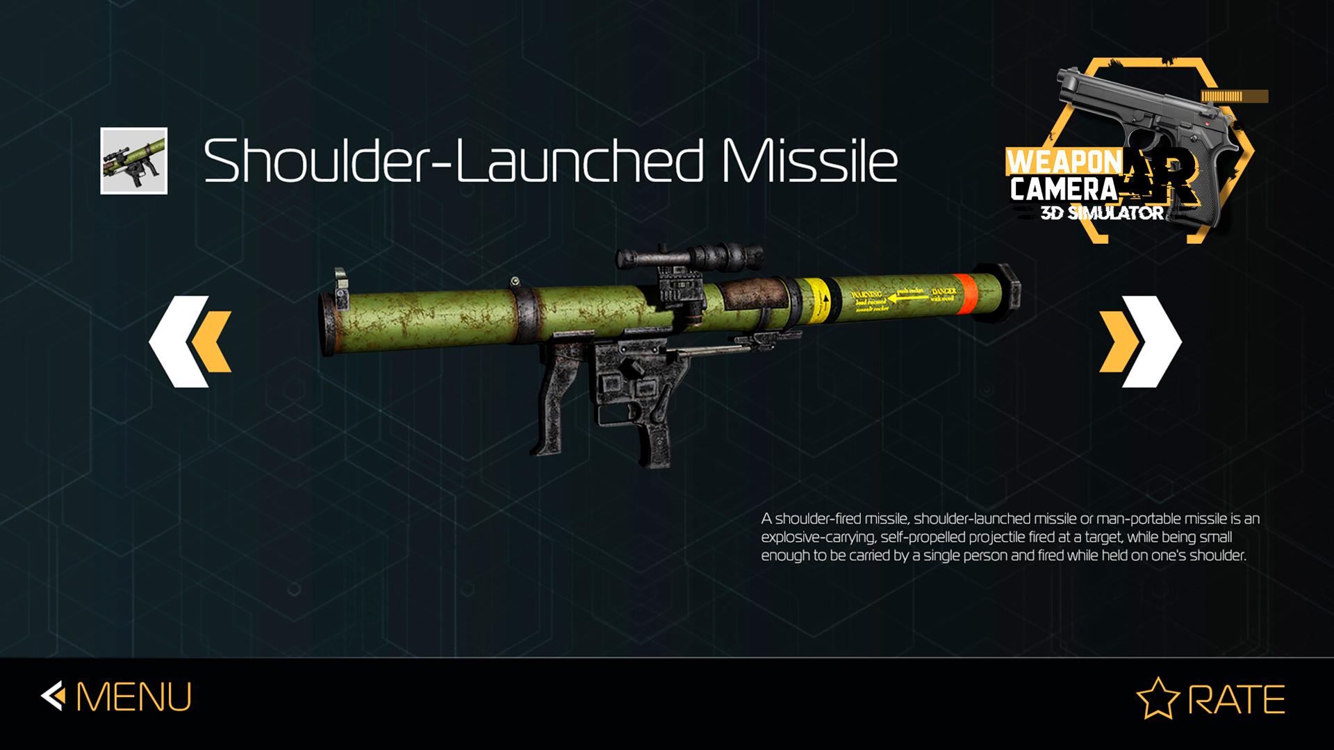 اسکرین شات 2 بازی Weapon AR camera 3d simulator
