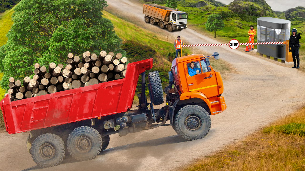اسکرین شات 1 بازی Uphill Logging Truck Simulator