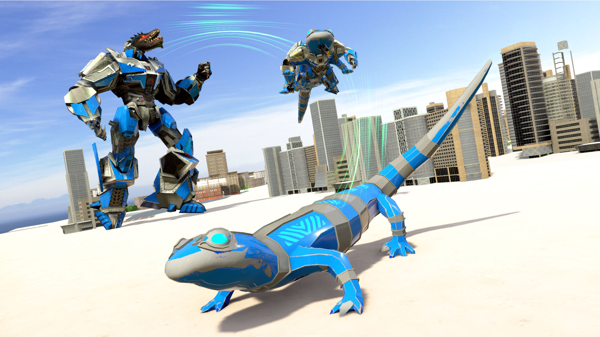 اسکرین شات 3 بازی Robot Car Permainan Robot Game