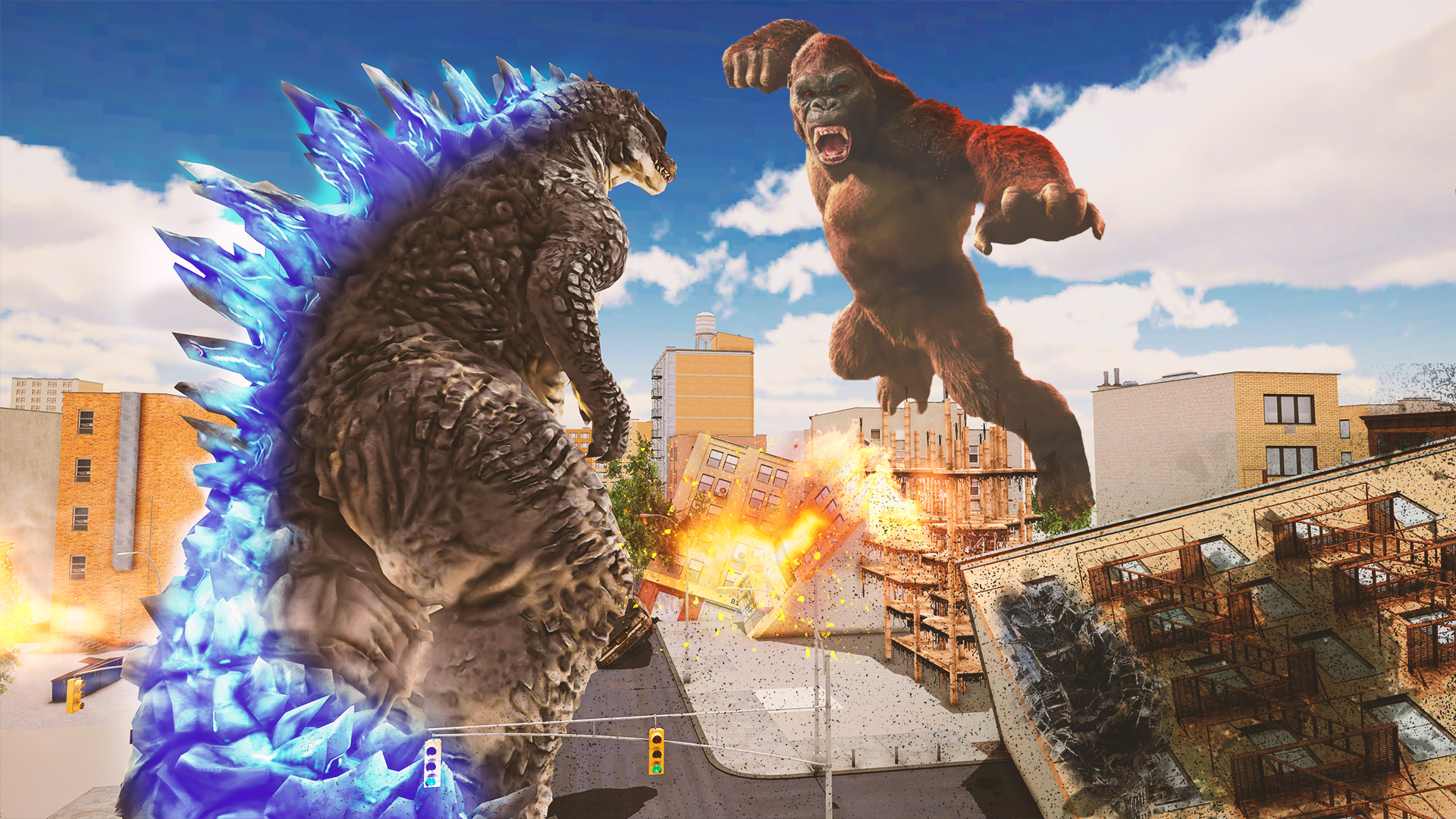 اسکرین شات 2 برنامه King Kong Game: gorilla games