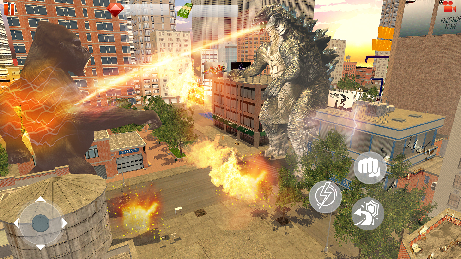 اسکرین شات 1 برنامه King Kong Game: gorilla games