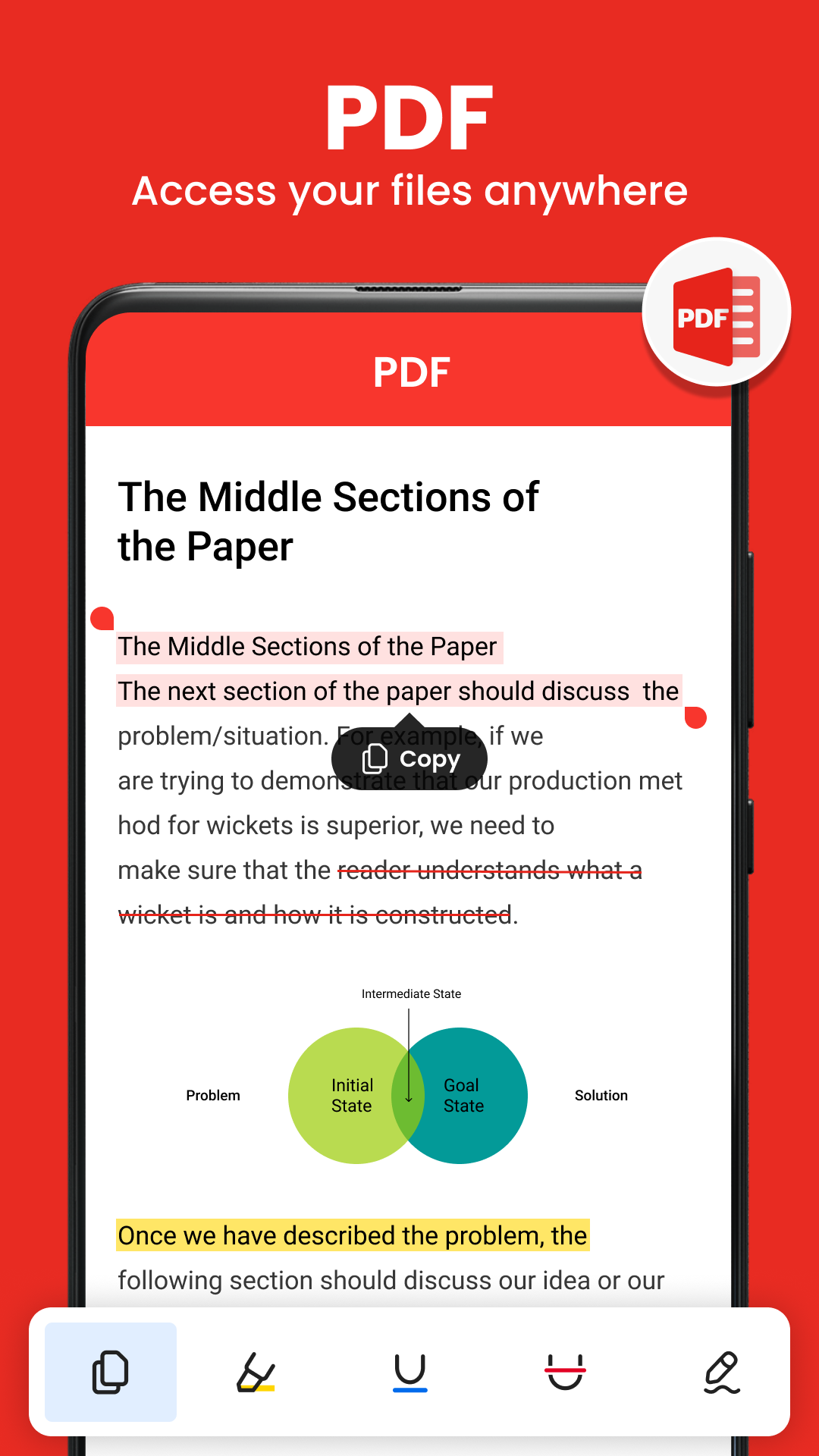 اسکرین شات 2 برنامه All Document Reader and Viewer
