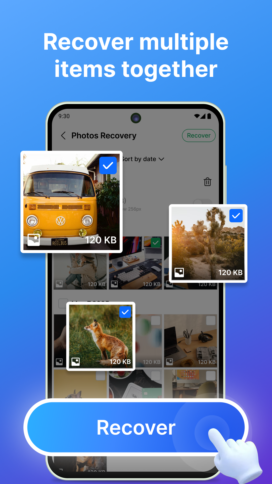 اسکرین شات 3 برنامه All Recovery - Photos, Videos