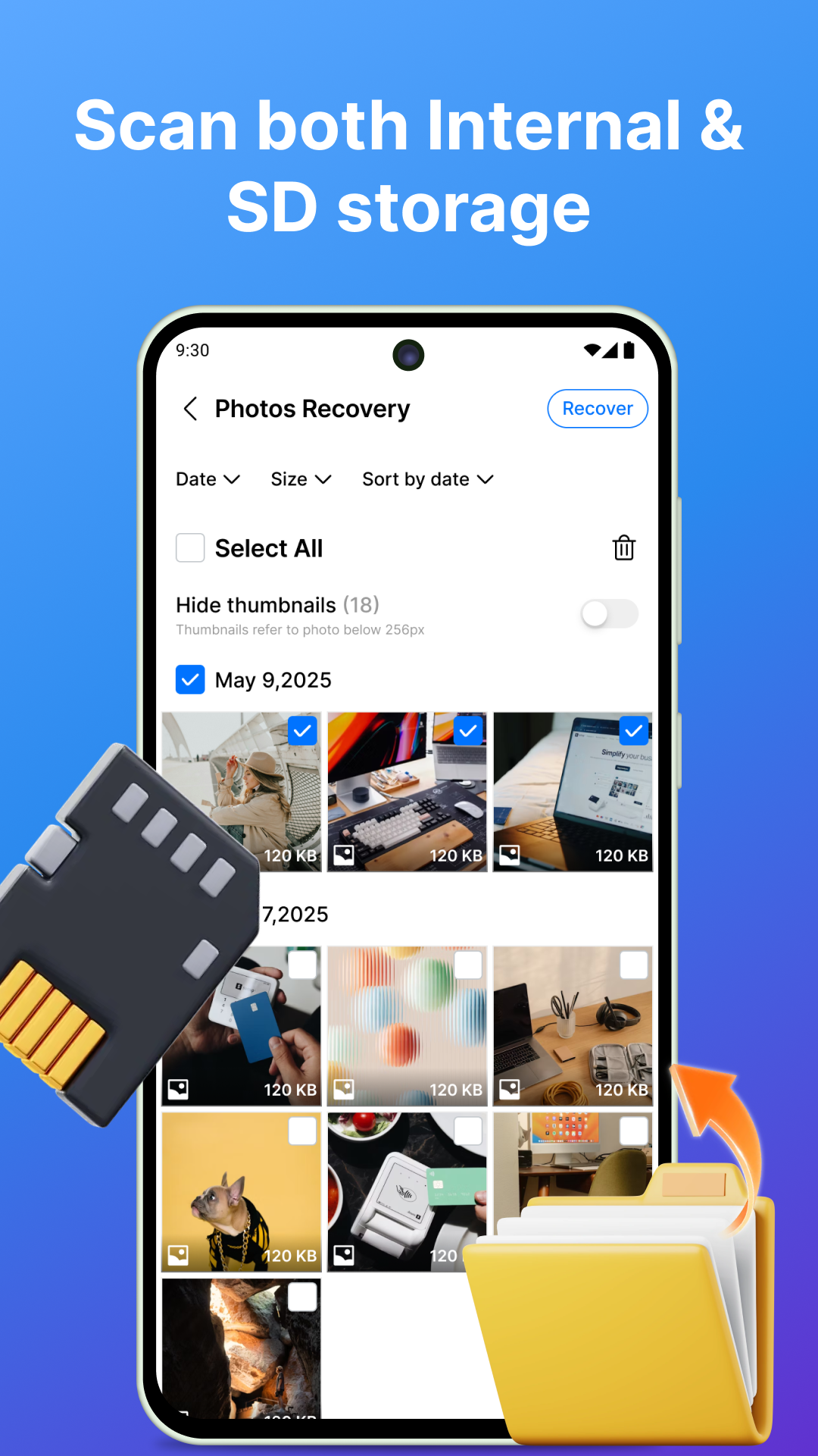 اسکرین شات 4 برنامه All Recovery - Photos, Videos