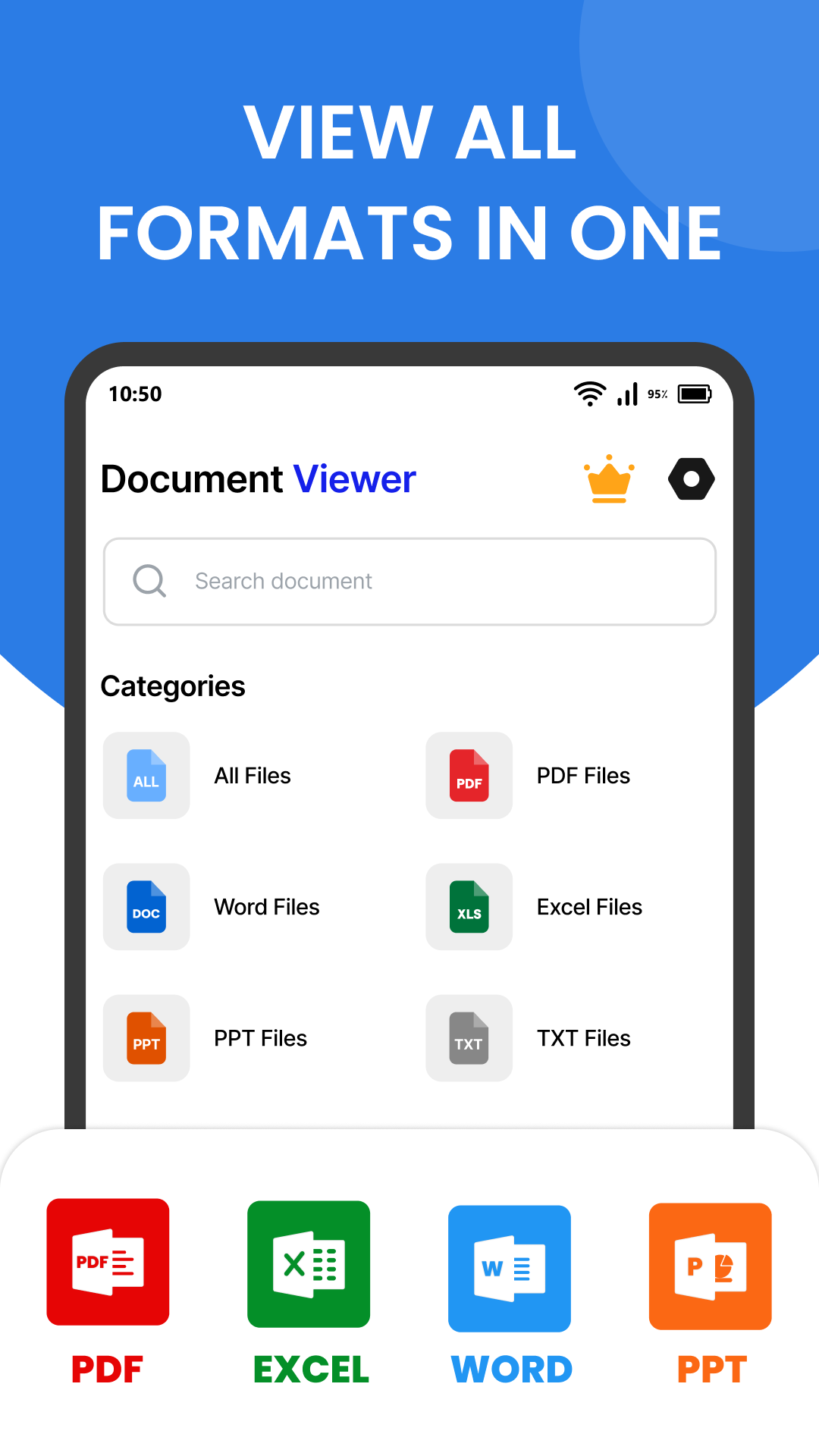 اسکرین شات 2 برنامه All Documents Viewer