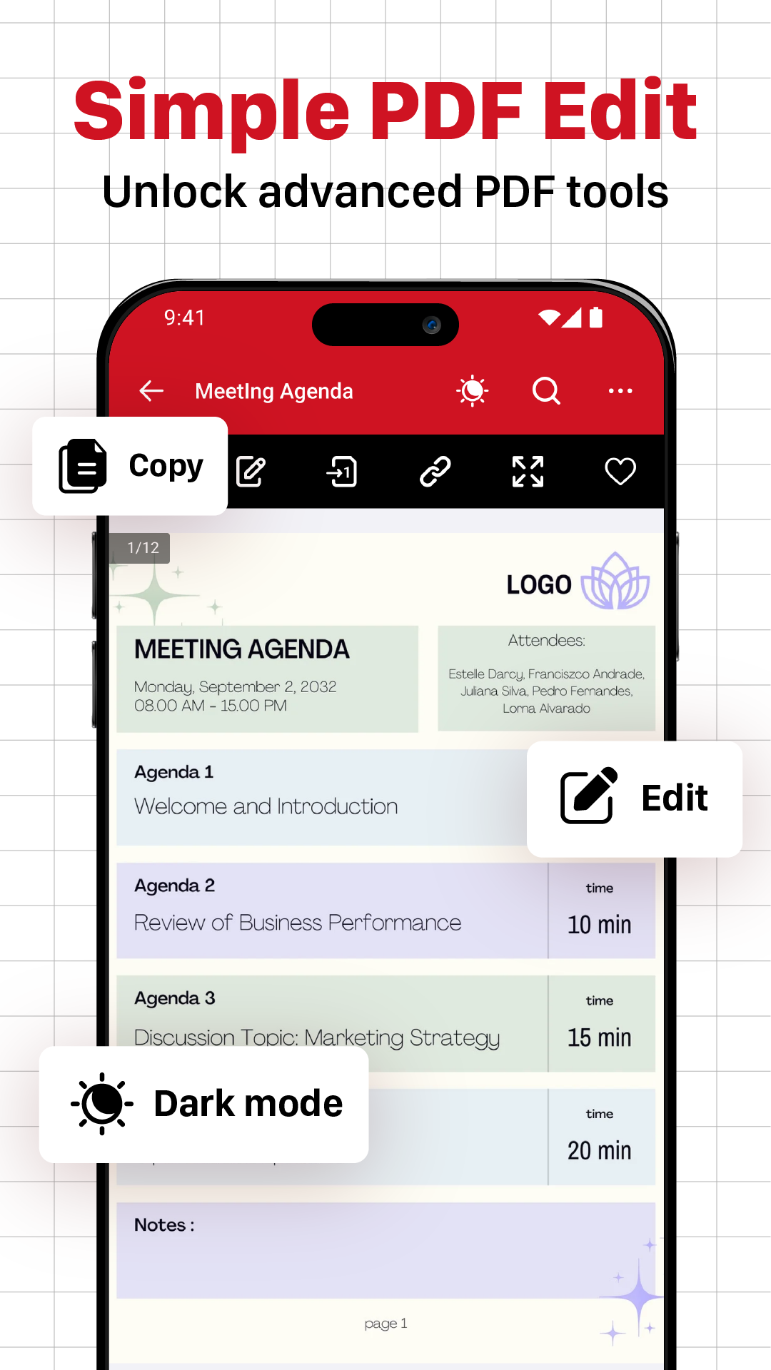 اسکرین شات 4 برنامه PDF Reader & Document Viewer