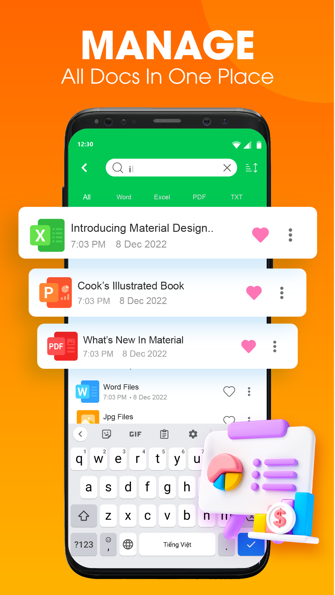 اسکرین شات 6 برنامه All Document Reader: View PDF