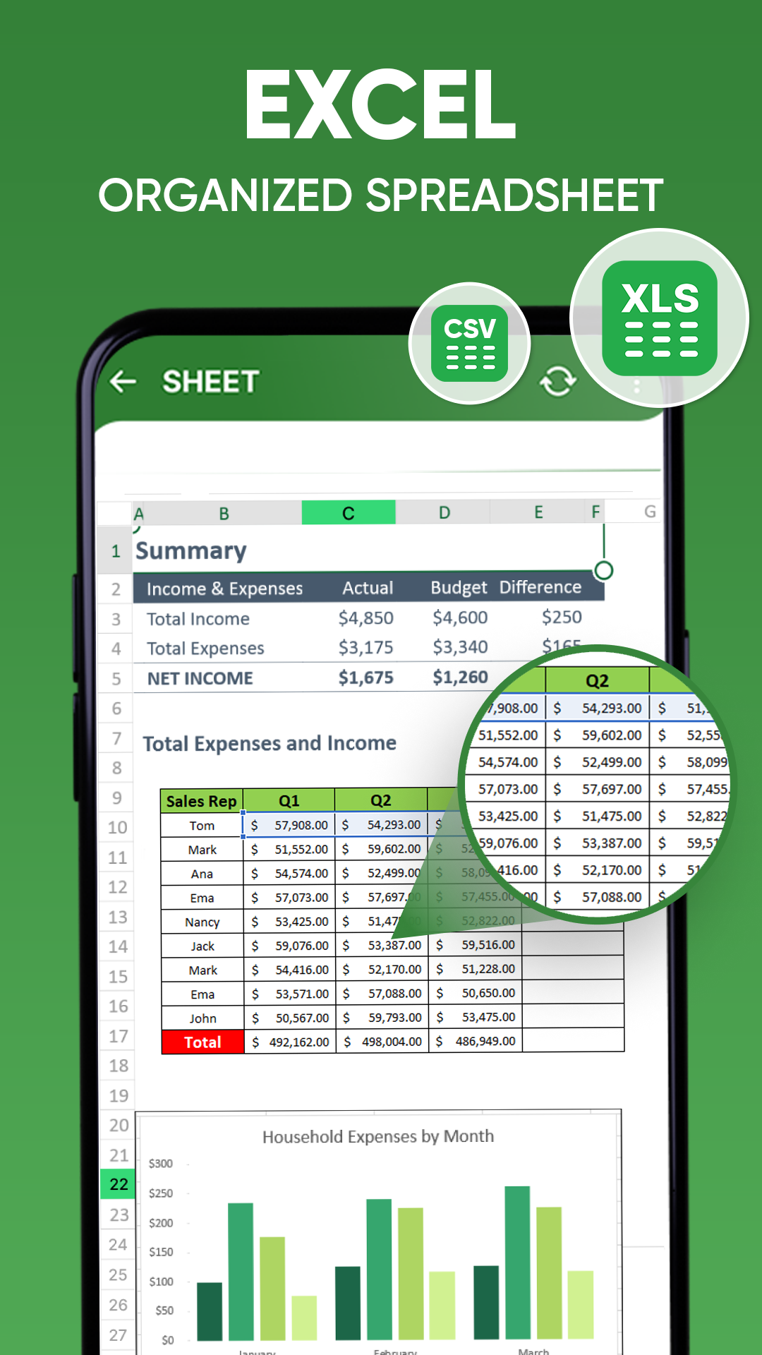 اسکرین شات 2 برنامه Word-Excel-PDF-PPT Docs Reader