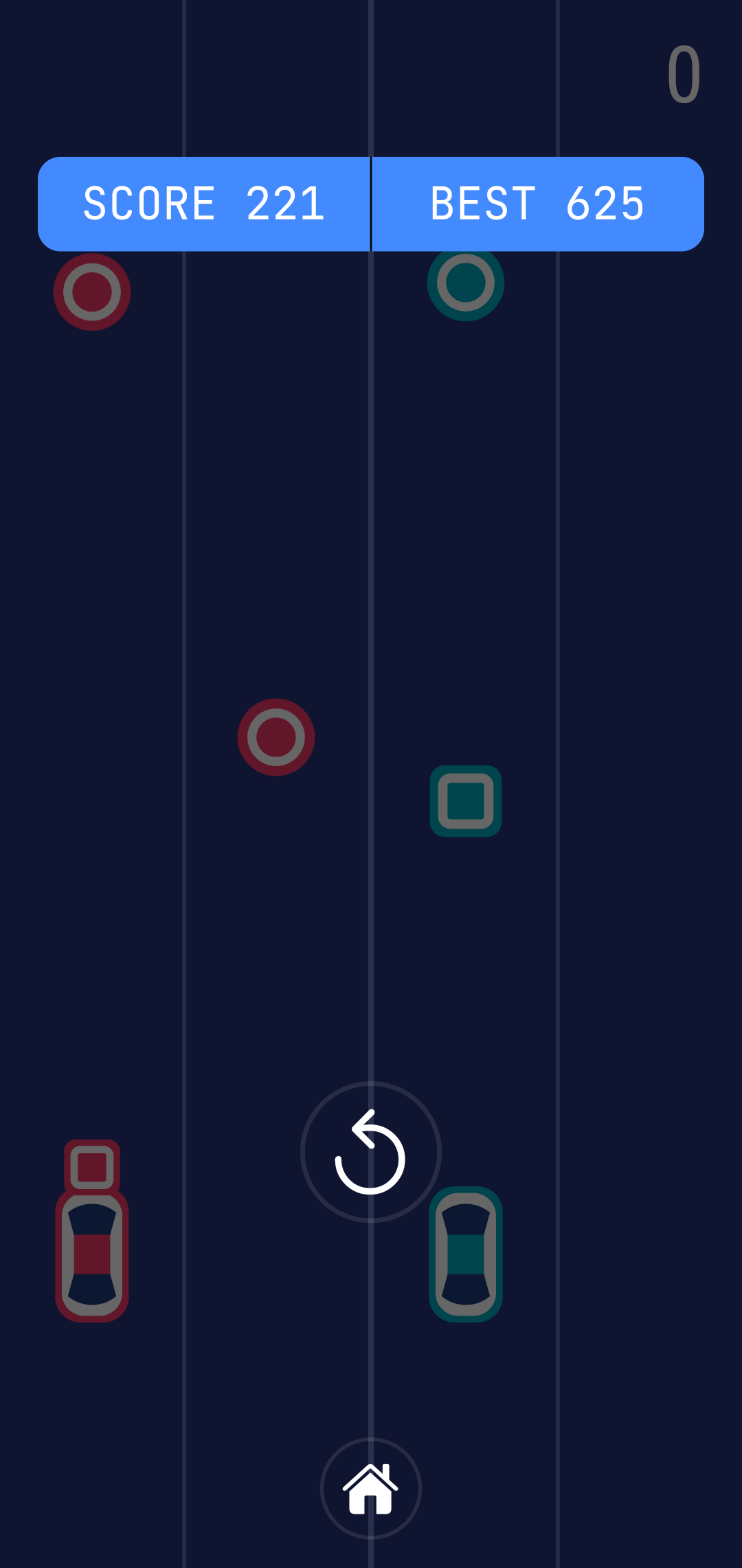 اسکرین شات 4 بازی Two Cars : 2 cars game