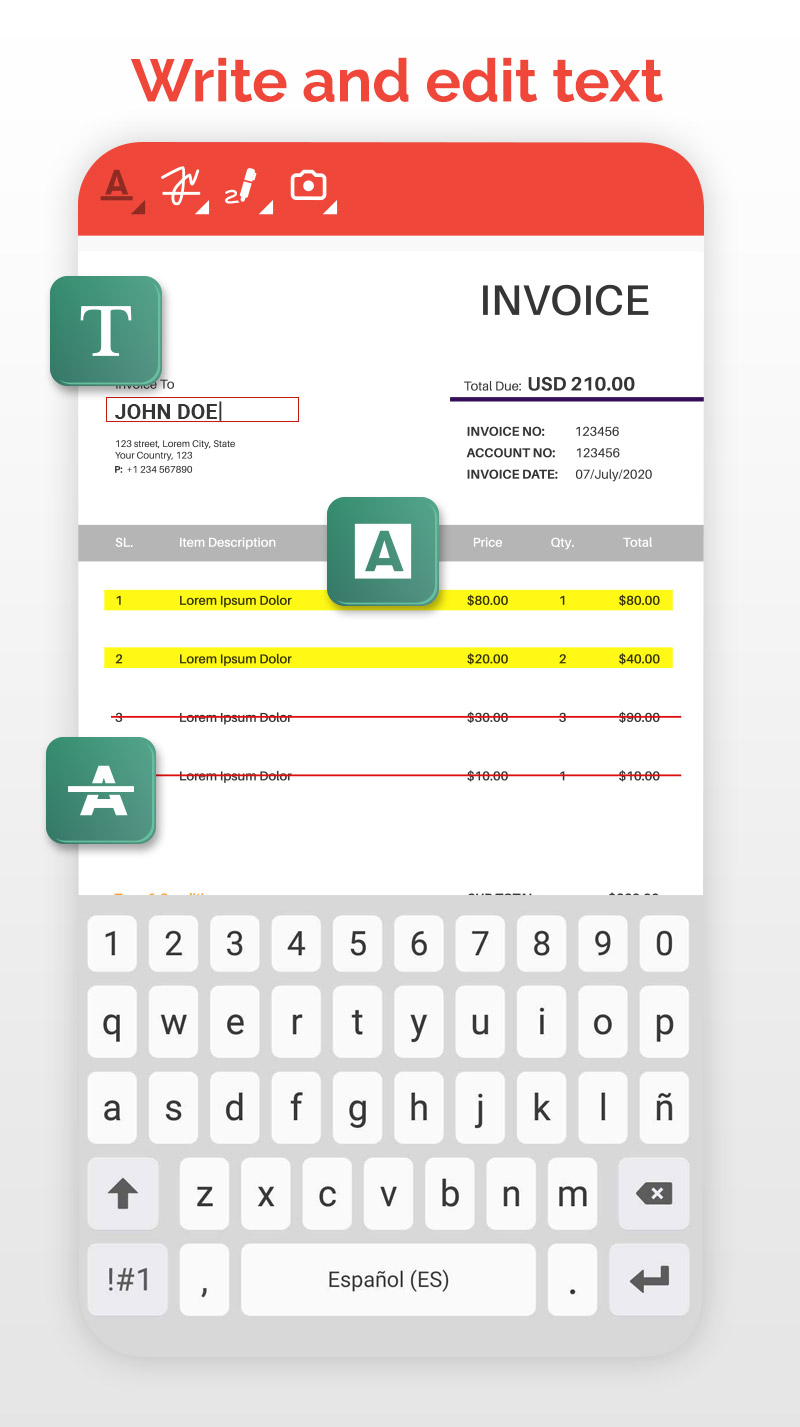 اسکرین شات 1 برنامه PDF Editor- Edit &Sign Docs