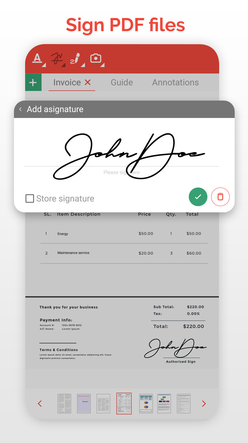 اسکرین شات 3 برنامه PDF Editor - Edit & Sign Docs
