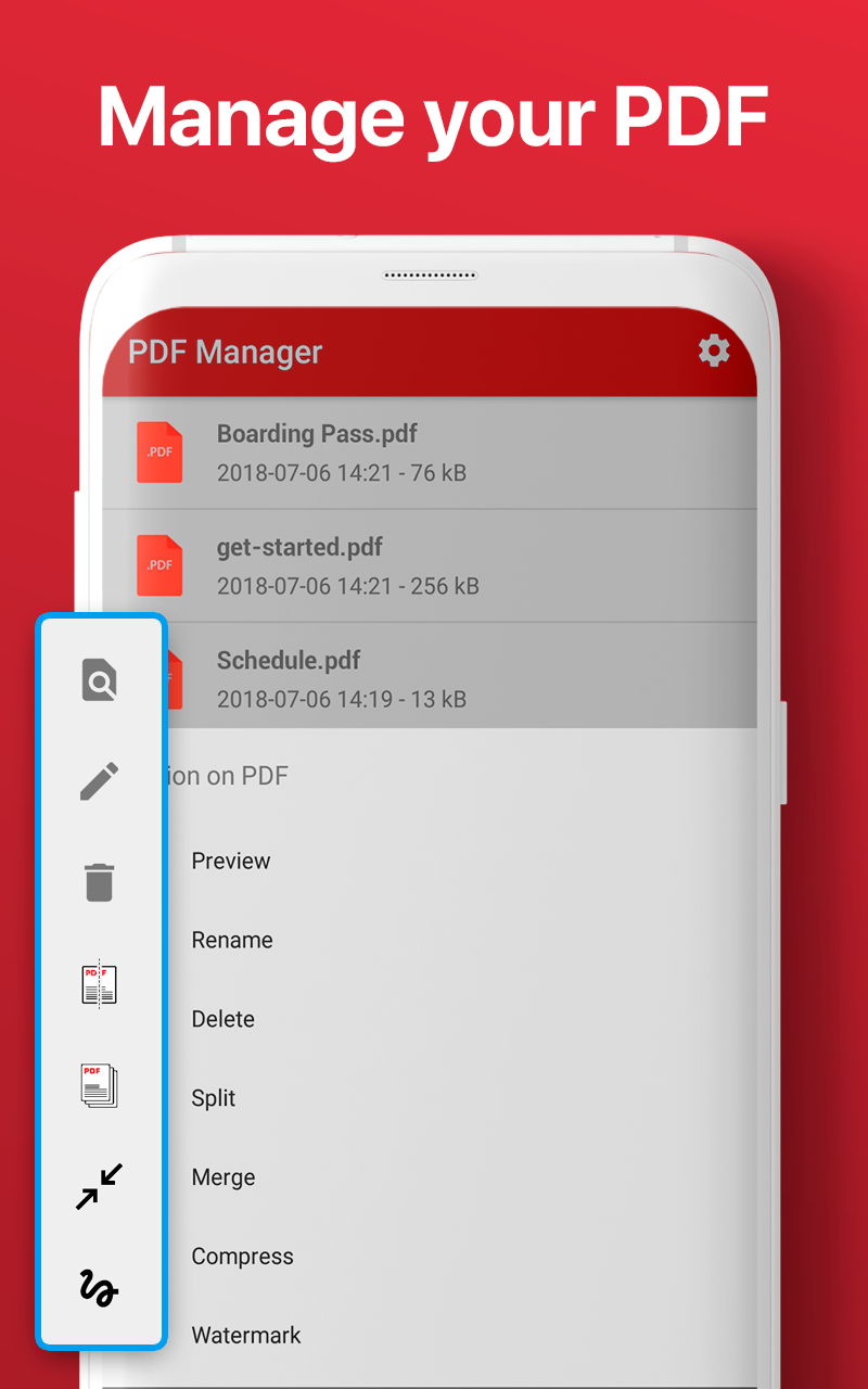 اسکرین شات 4 برنامه PDF Manager & Editor: Edit PDF
