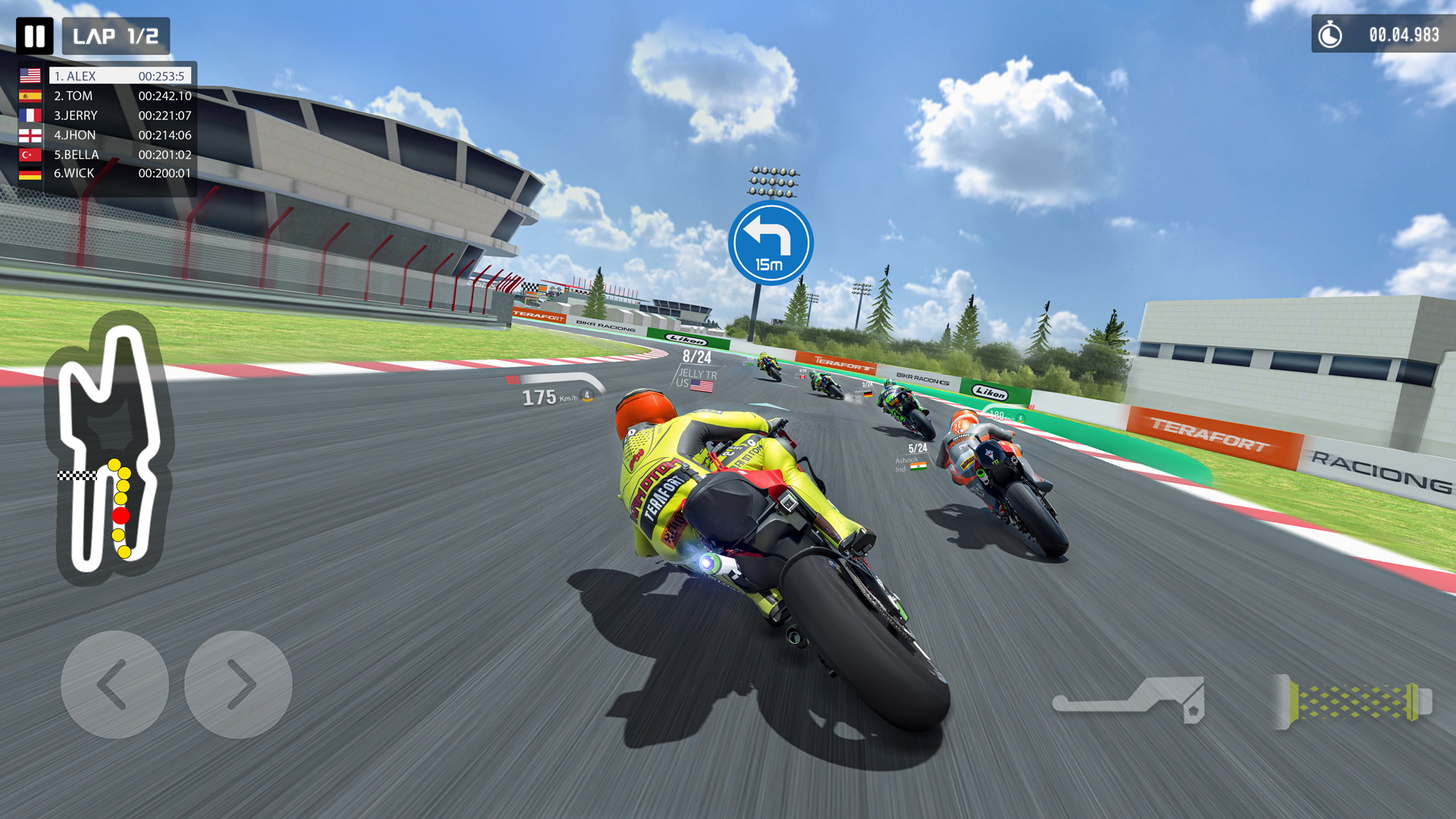 اسکرین شات 1 بازی MRM Bike Racing : Moto Game 3D