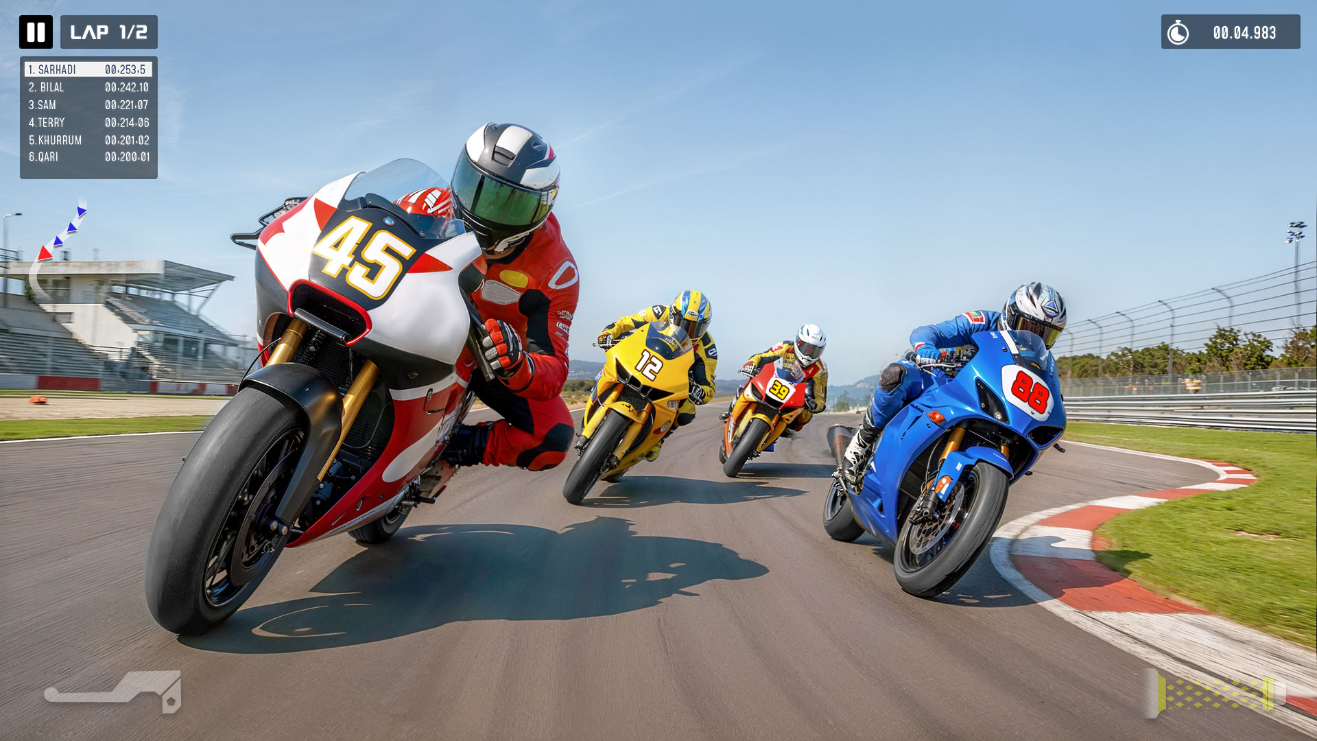 اسکرین شات 3 بازی MRM Bike Racing : Moto Game 3D