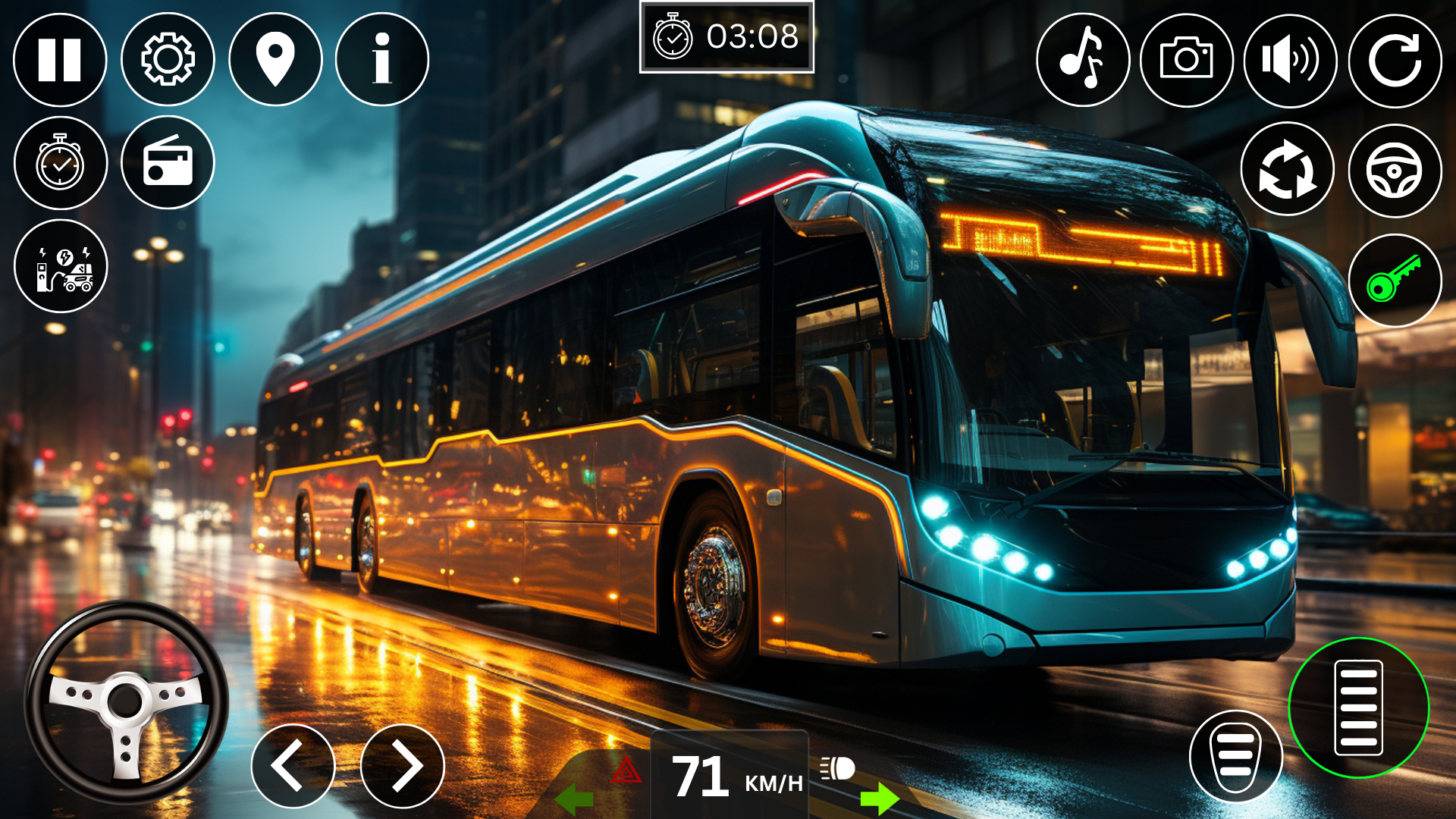 اسکرین شات 4 بازی Bus Simulator 3D - Bus Games