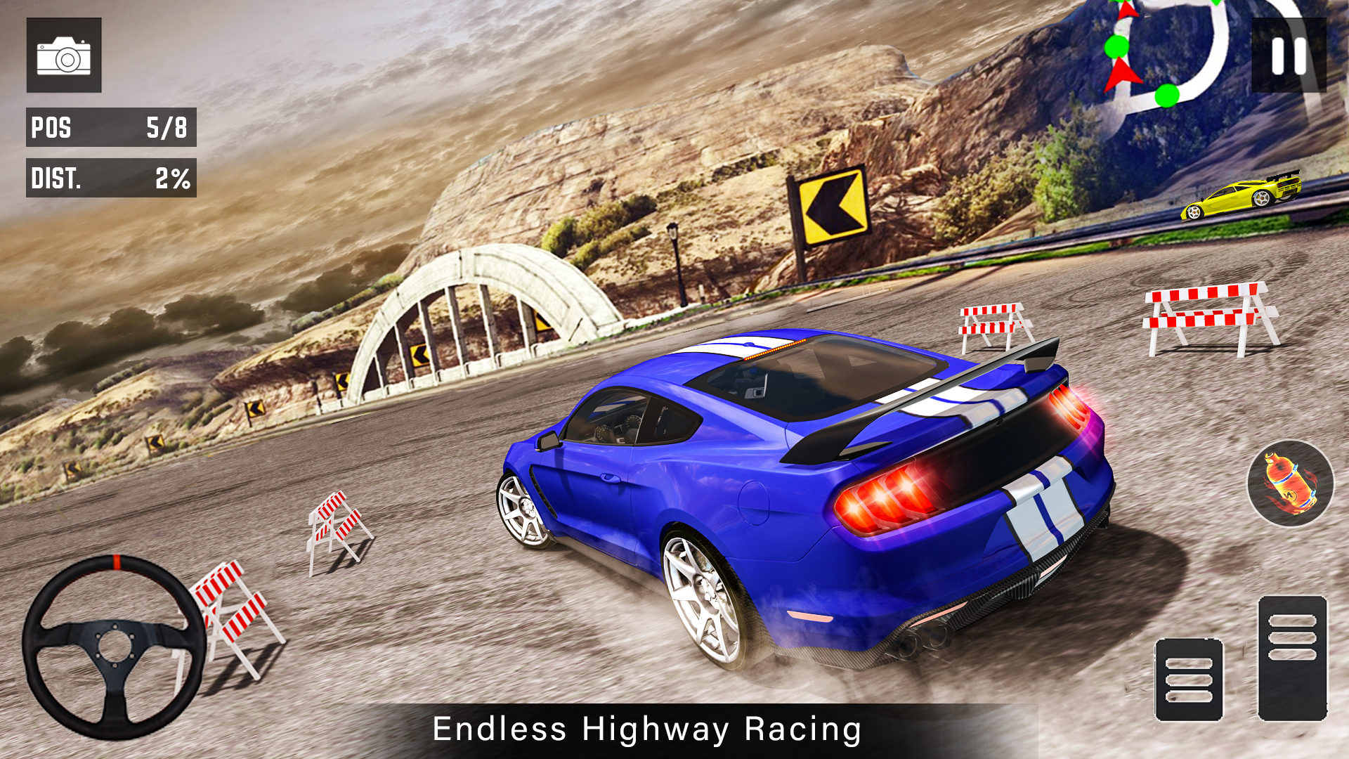 اسکرین شات 2 بازی Real Car Racing 3D : Car Game