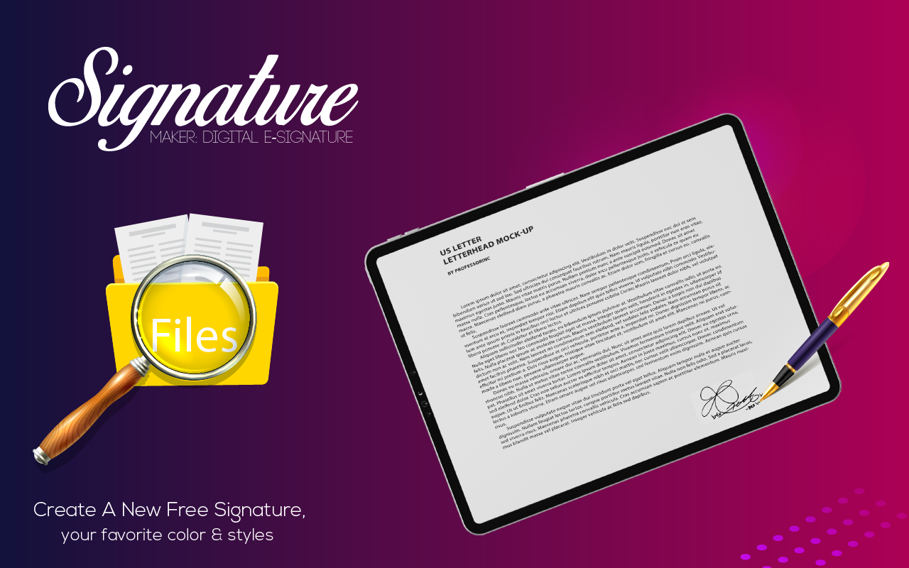 اسکرین شات 4 برنامه Digital Signature Maker Online