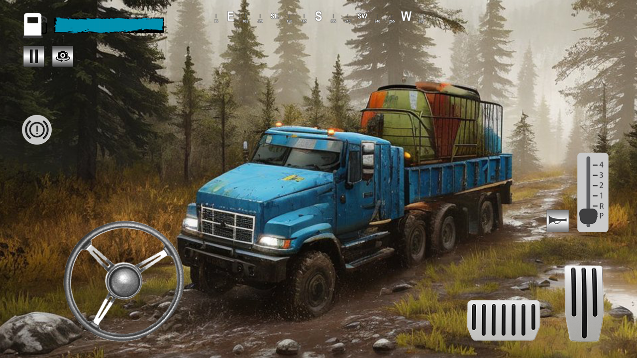 اسکرین شات 4 بازی Offroad Games Truck Simulator